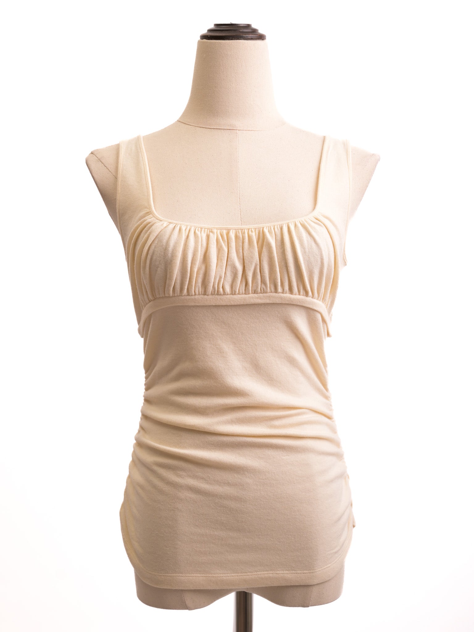 Excellent Narciso Rodriguez White Wool Sleeveless Top Size M