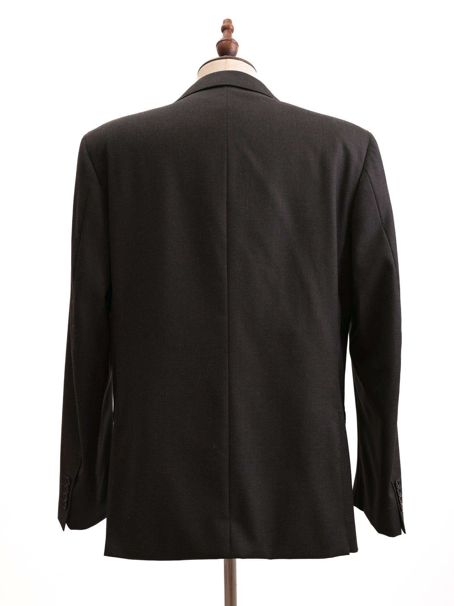 Canali Black Suit Jacket & Trousers Set Size L Excellent Condition
