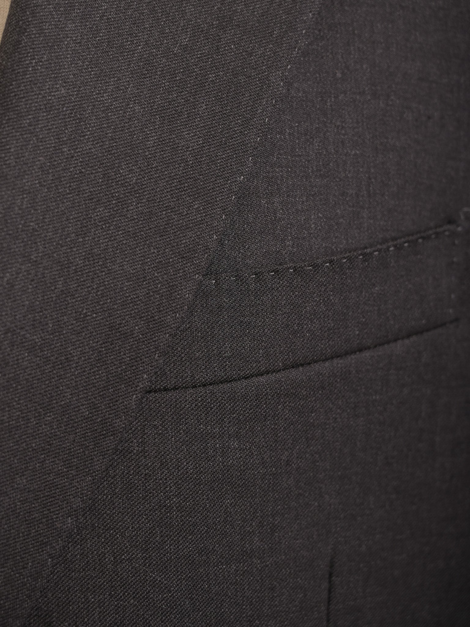 Canali Black Suit Jacket & Trousers Set Size L Excellent Condition