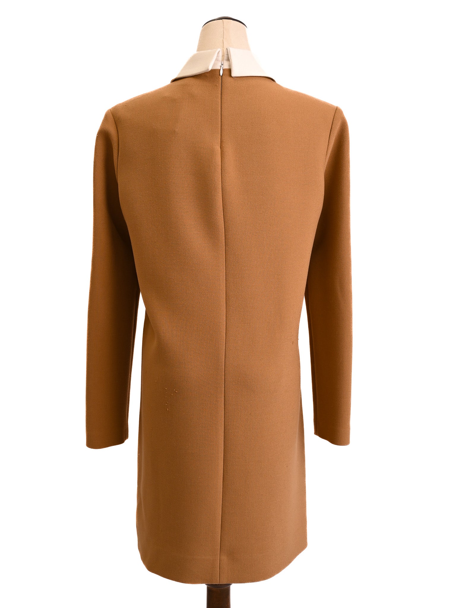 Good Maje Long-Sleeved Dress White Collar Size XS Women