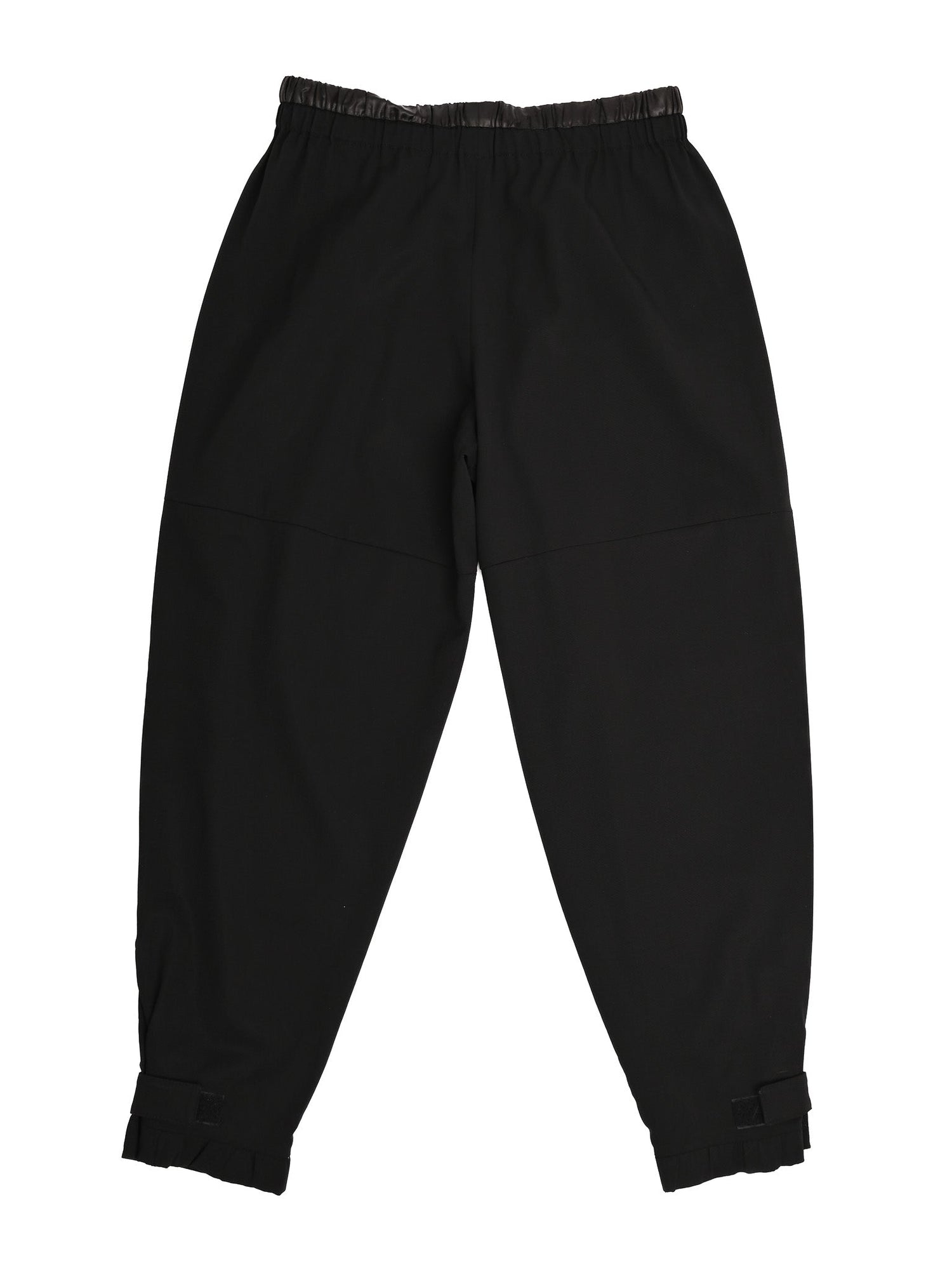 Excellent Prada Black Wool Pants with Adjustable Ankle Straps