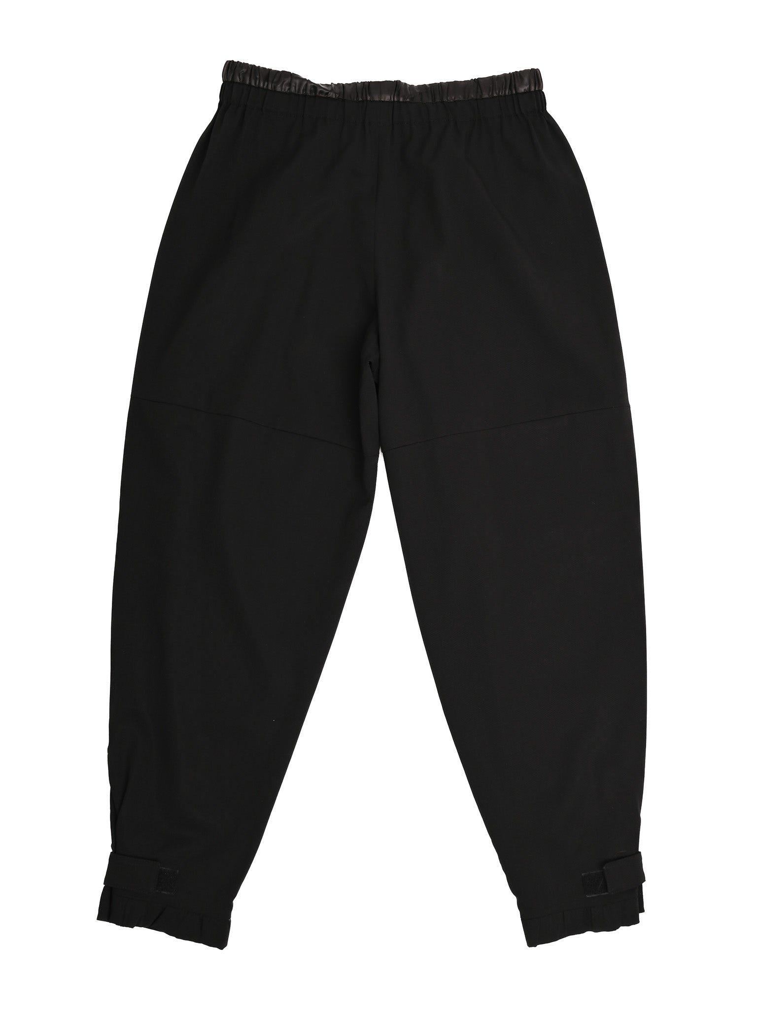 Excellent Prada Black Wool Pants with Adjustable Ankle Straps
