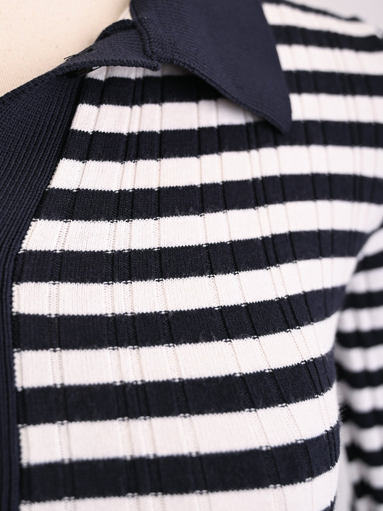 MaxCo Excellent Condition Black & White Striped Dress Size XS