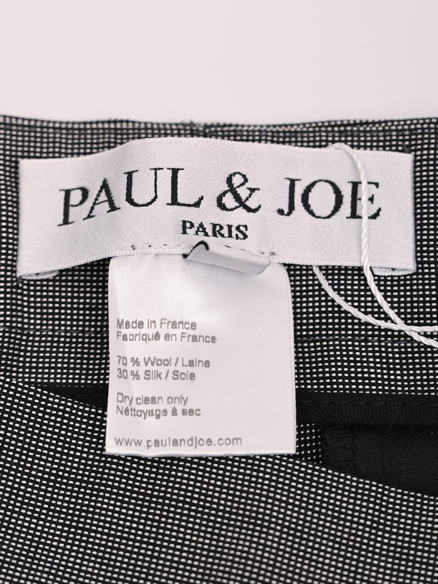 Excellent Paul&Joe Gray Wool Formal Trousers Size M