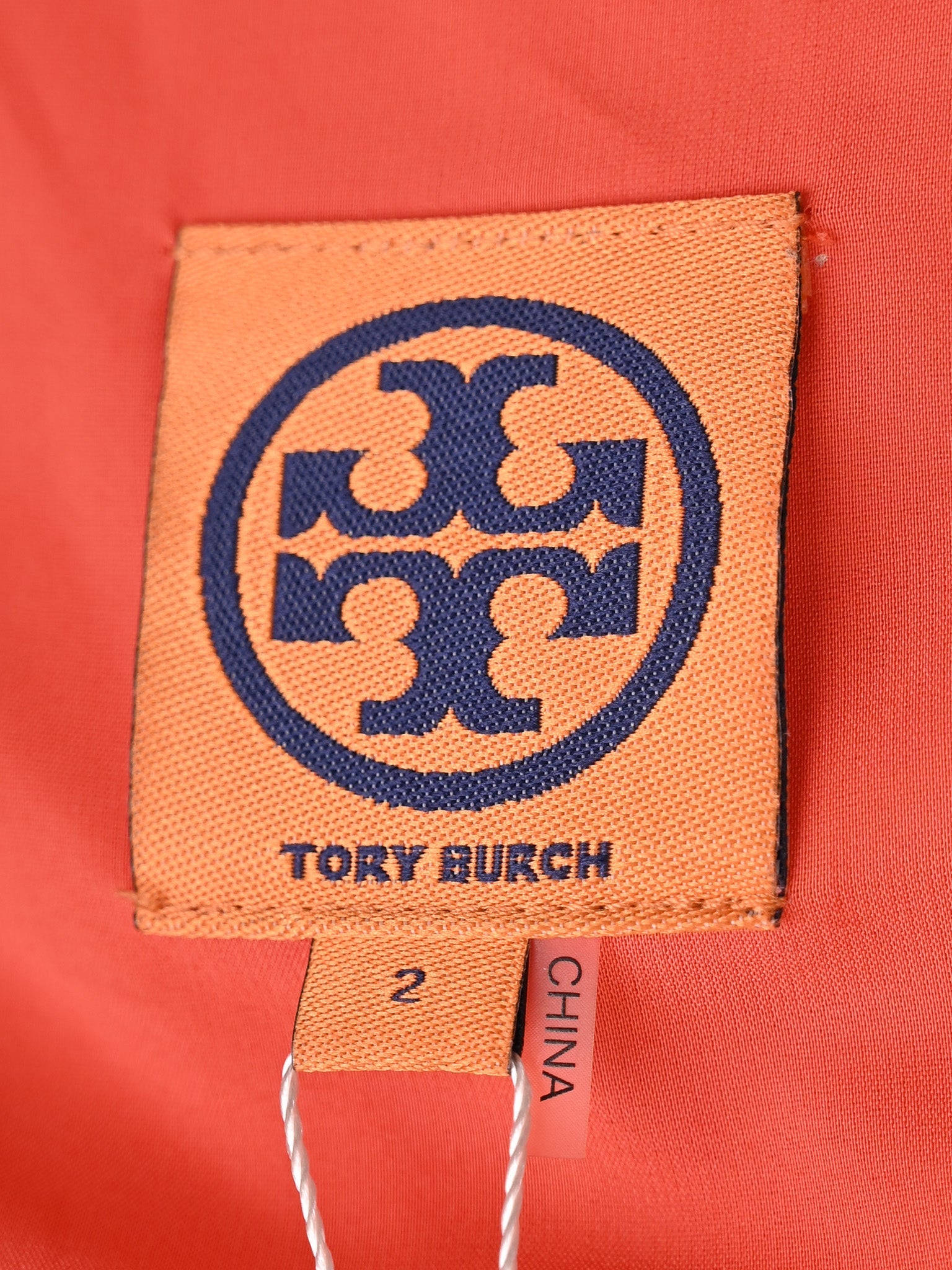 Good Tory Burch Red Sleeveless Dress XS with Zipper Detail