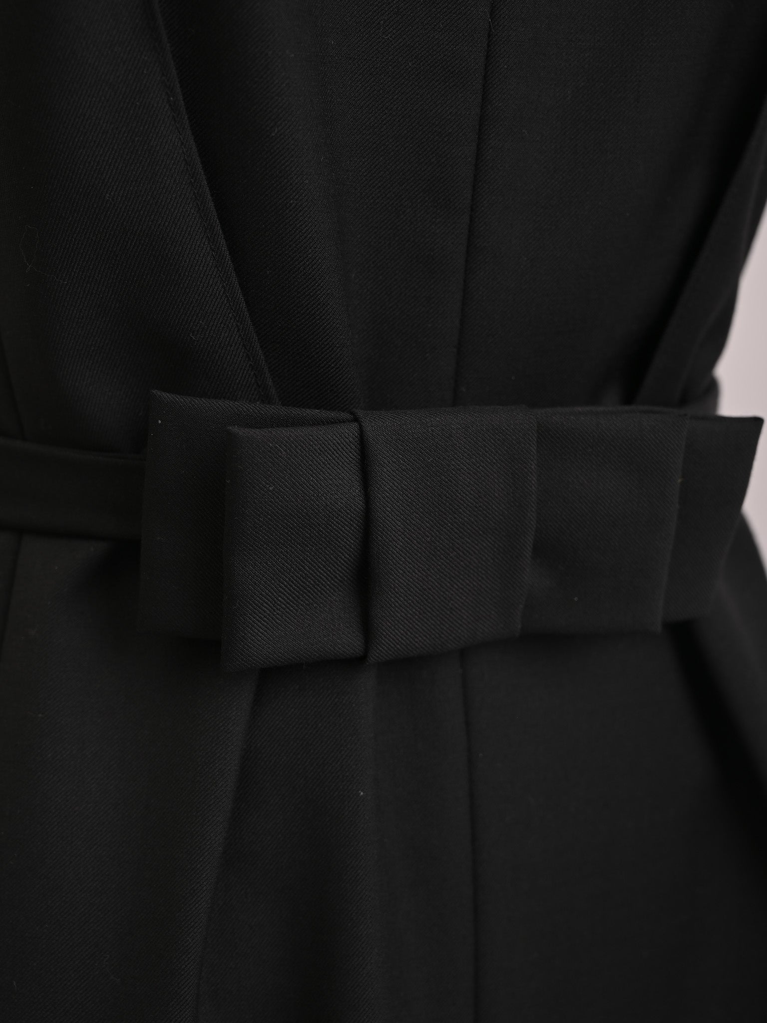 Ted Baker Black Cotton Dress XS - Elegant Sleeveless with Belted Waist