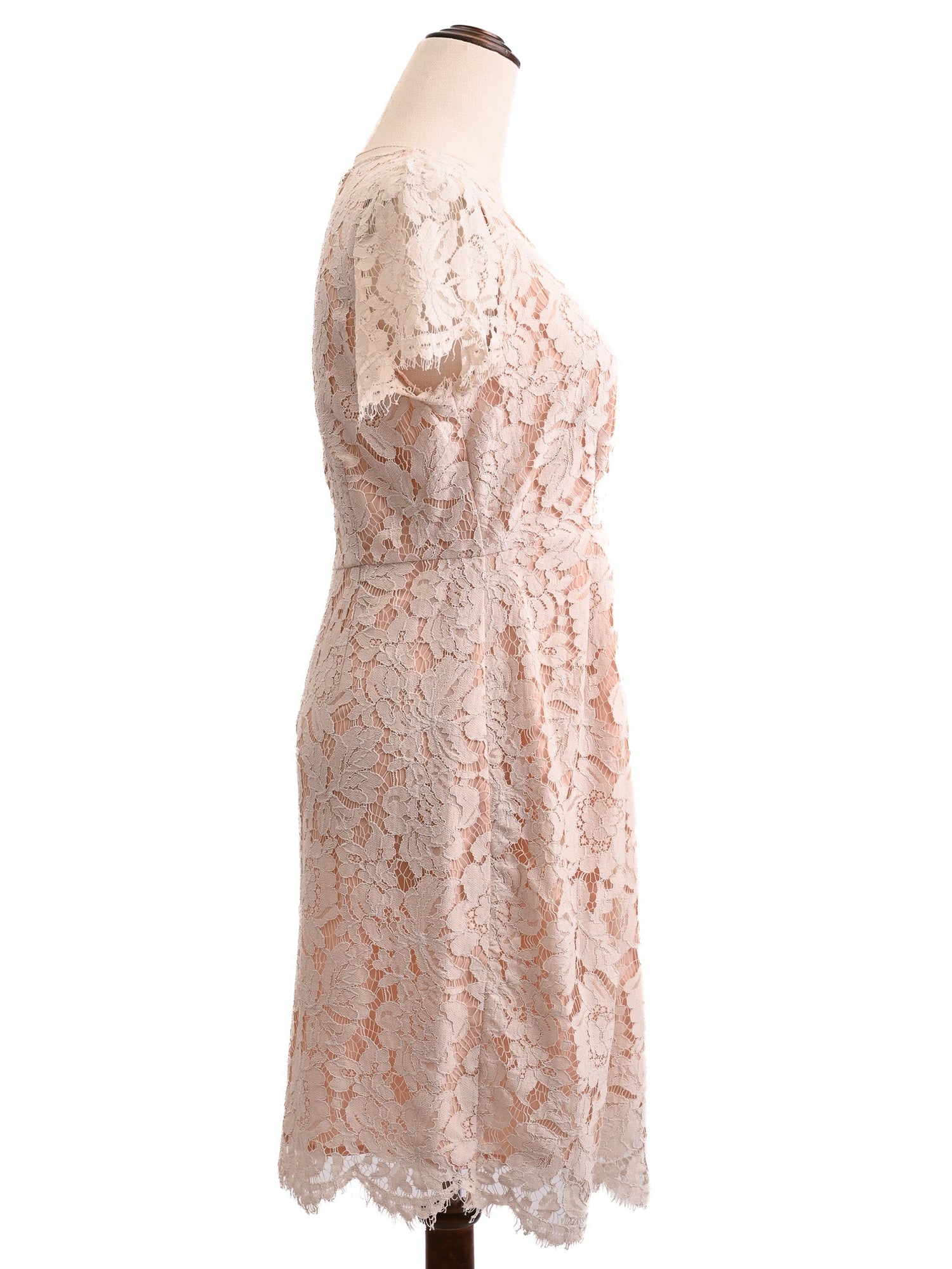 TWINSET White Floral Lace Dress Size S - Good Condition