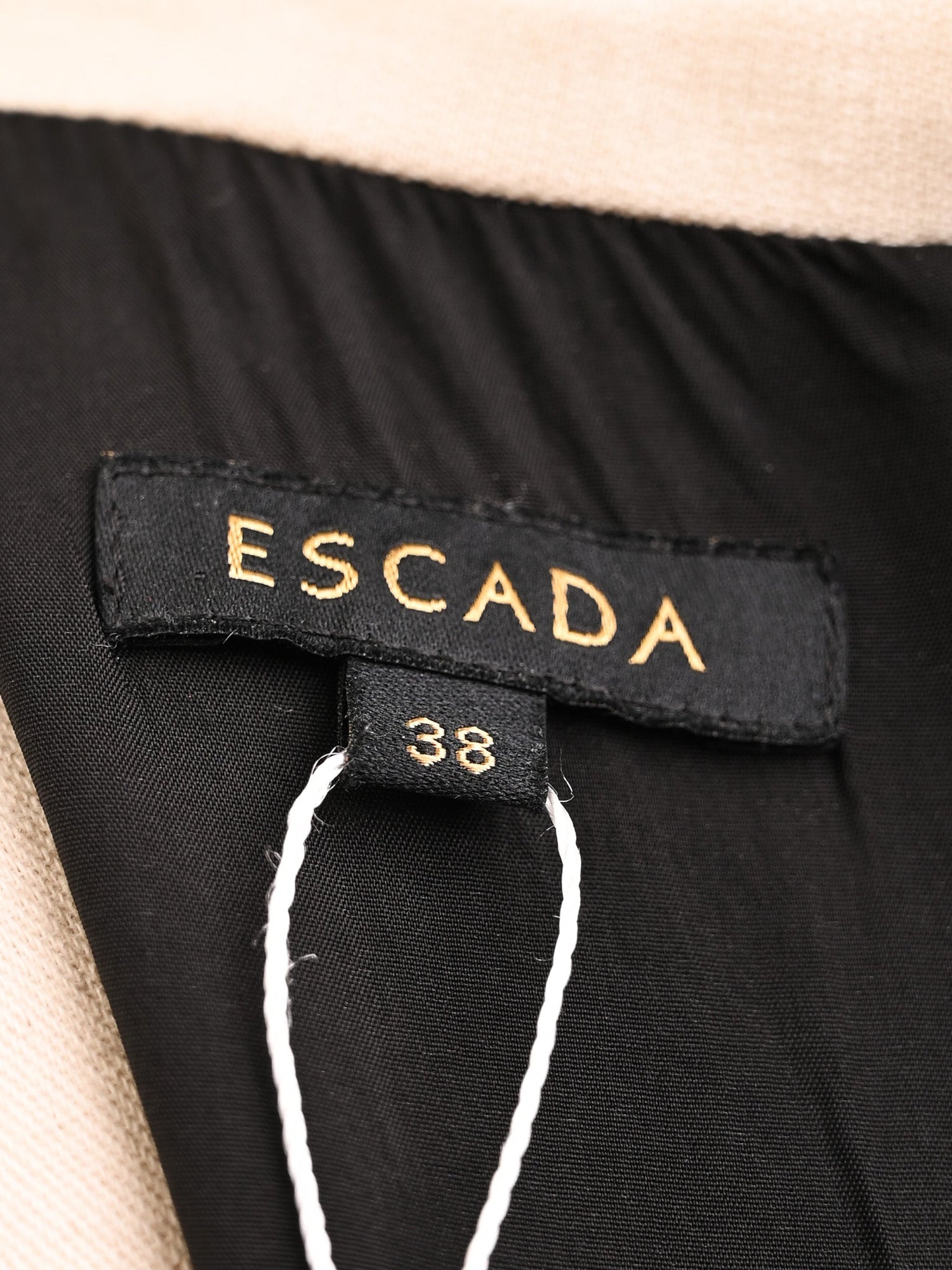 Excellent Escada Black Silk Dress Women&