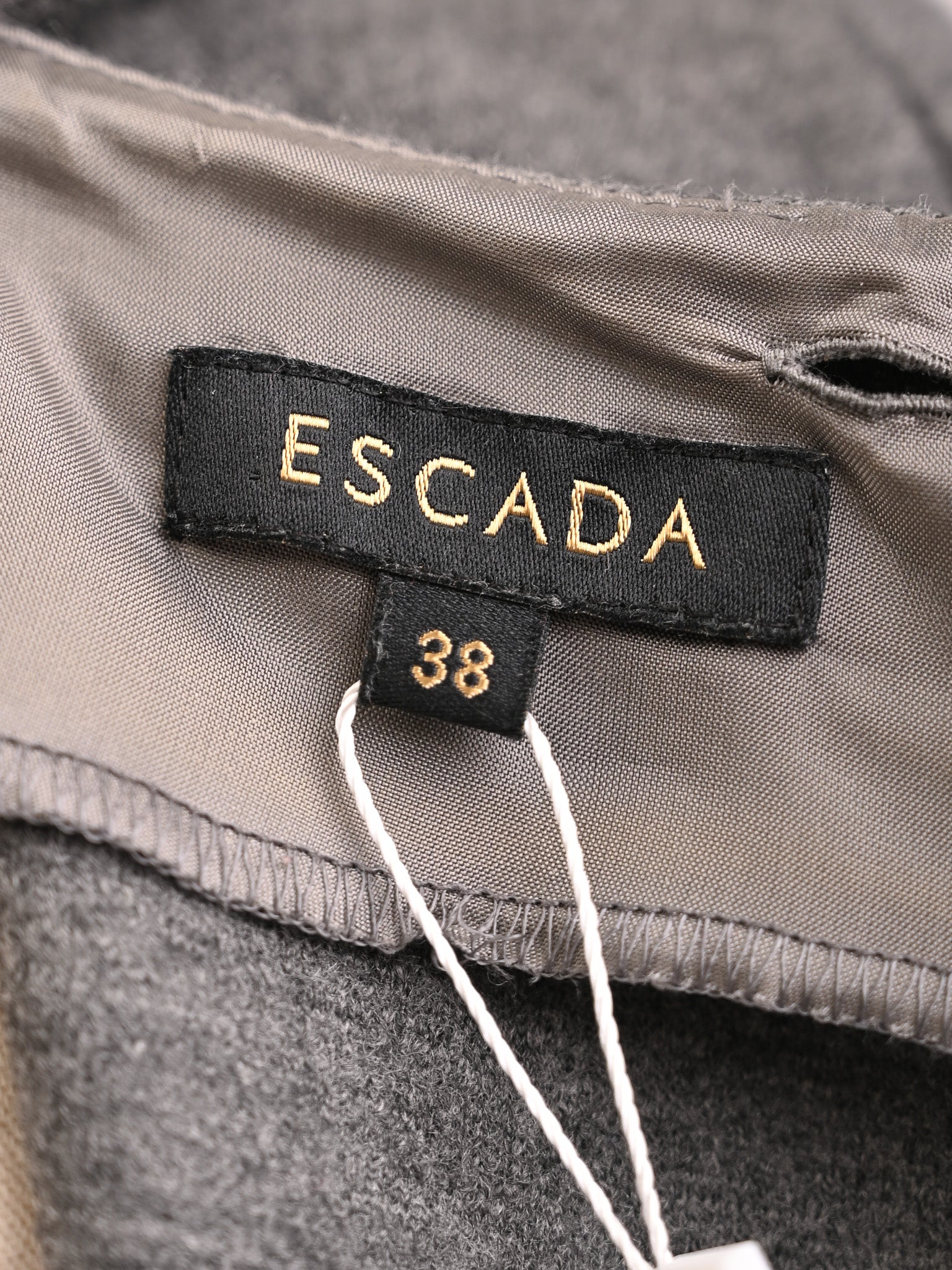 Excellent Escada Black Silk Dress Women&