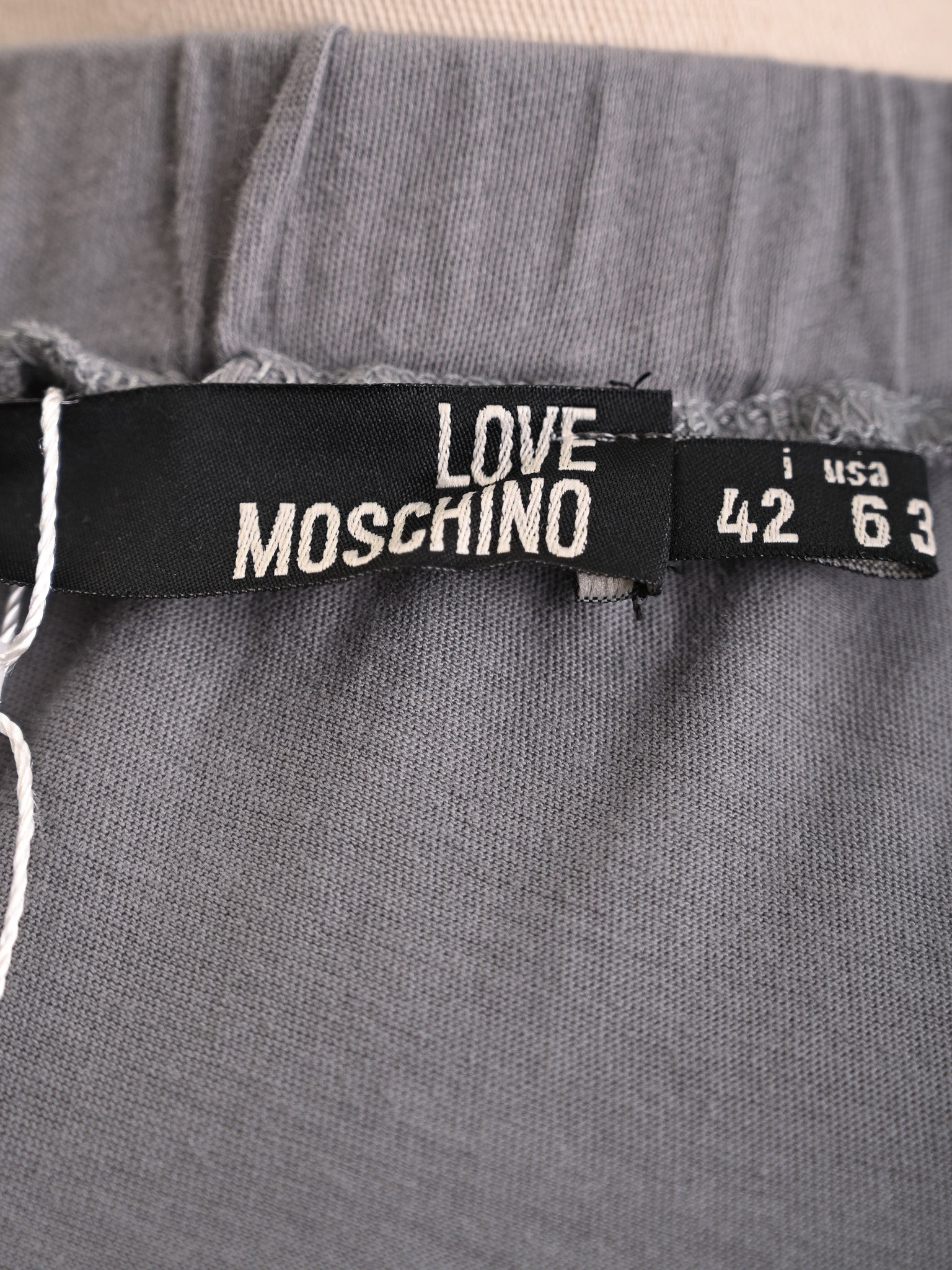 NEW Moschino Gray Sequin Skirt Size S Women&
