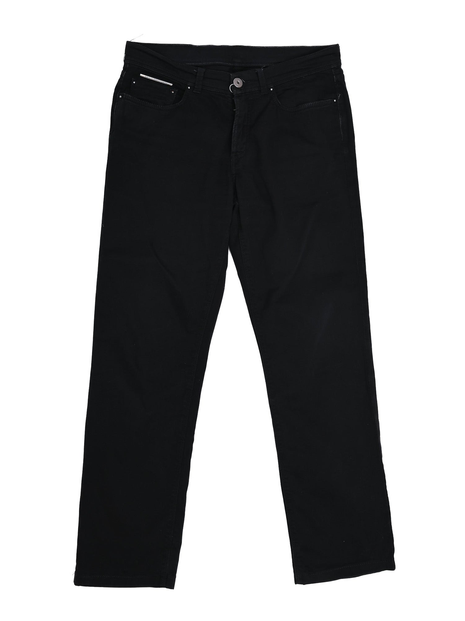 Excellent Trussardi Black Cotton Jeans for Women