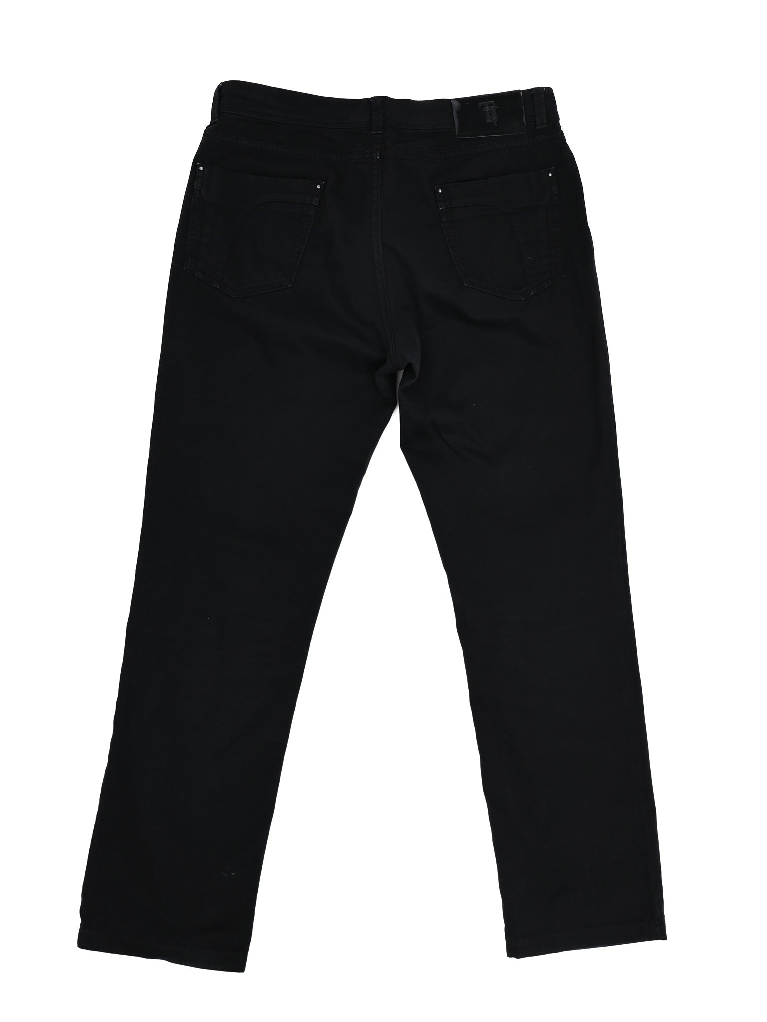 Excellent Trussardi Black Cotton Jeans for Women