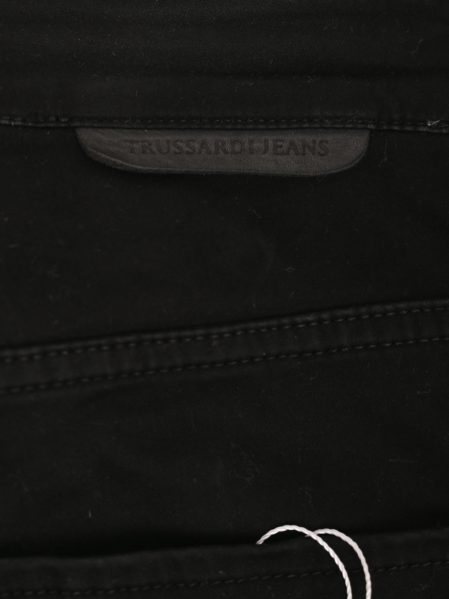 Excellent Trussardi Black Women’s Pants Size M Cotton Natural