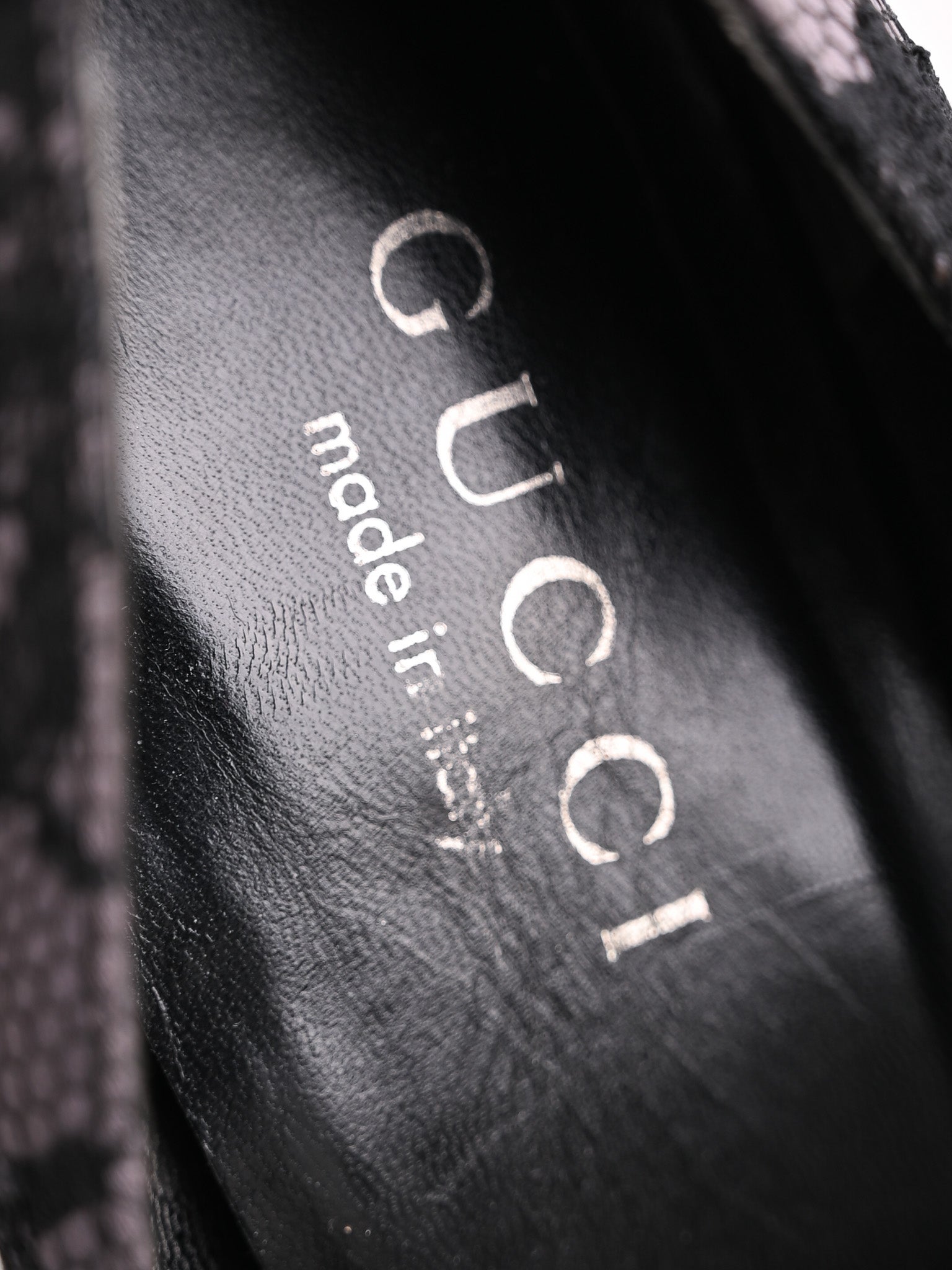 Excellent Gucci Black Lace Floral High-Heeled Platform Shoes Size 36