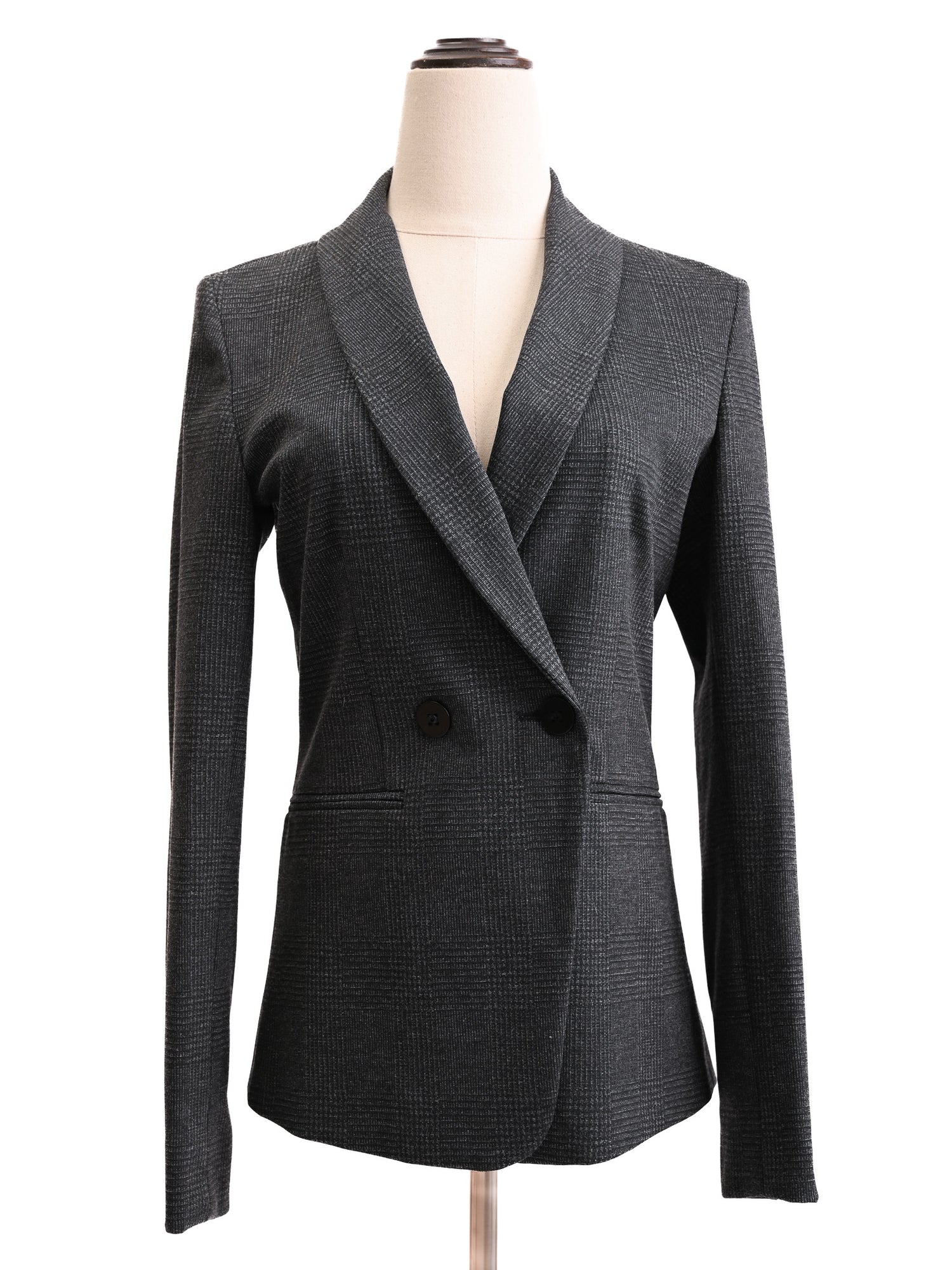 Marella Gray Plaid Blazer XS Excellent Condition WomenÕs Fashion