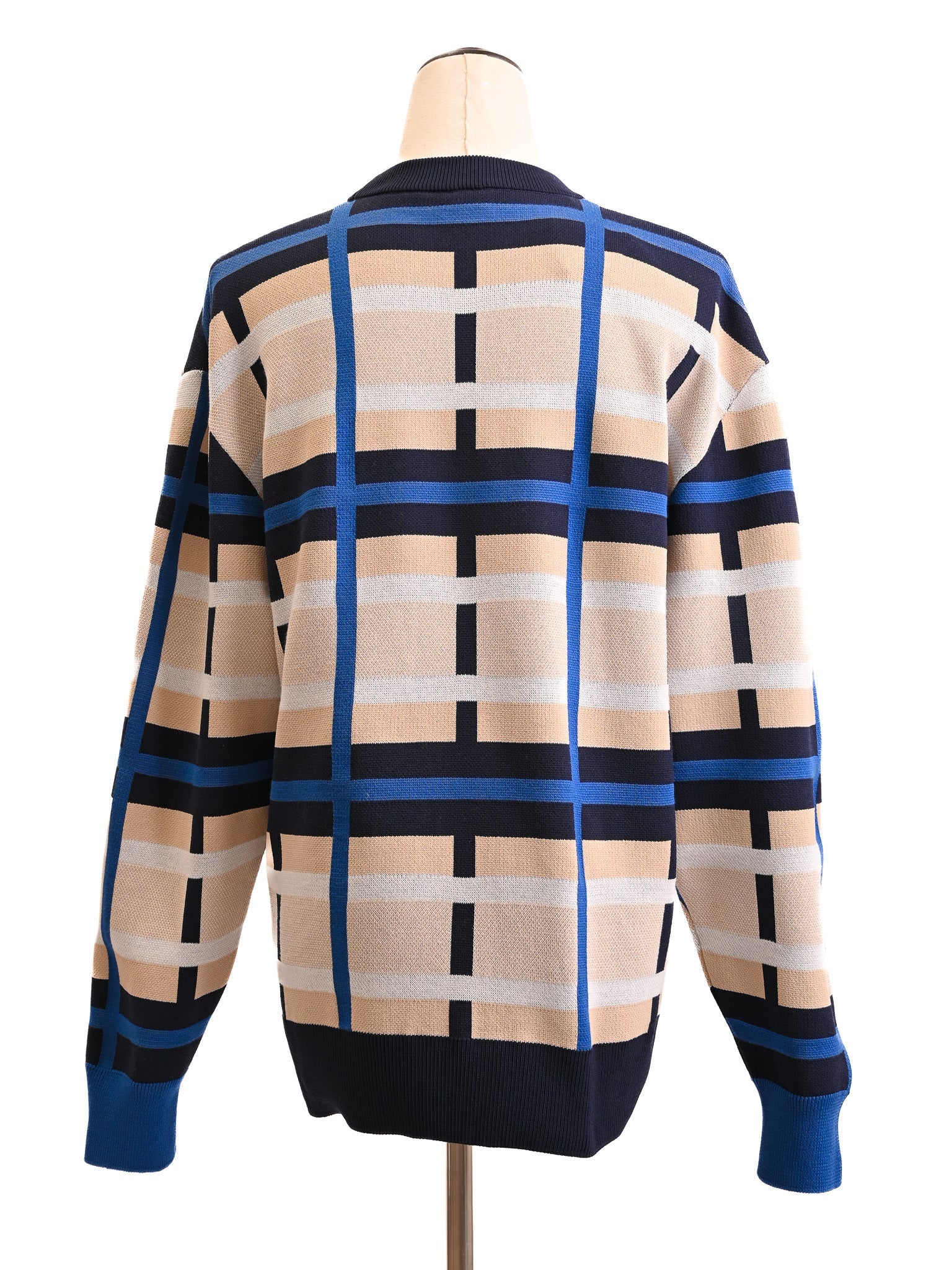 NEW Hugo Boss Geometric Pattern Sweatshirt Scandi Style Nylon Women