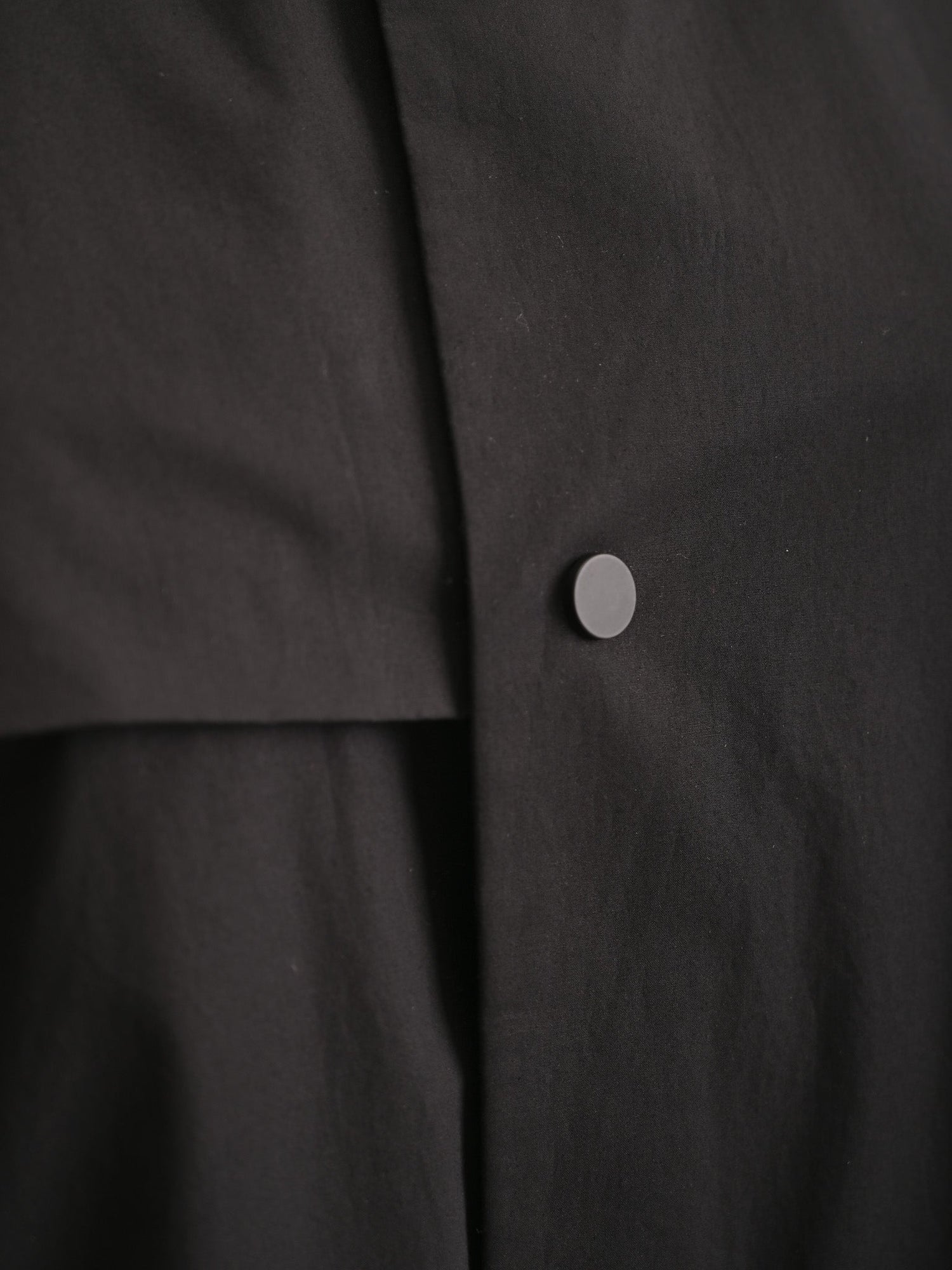 NEW Cos Black Cotton Coat Short Sleeves Size XXL