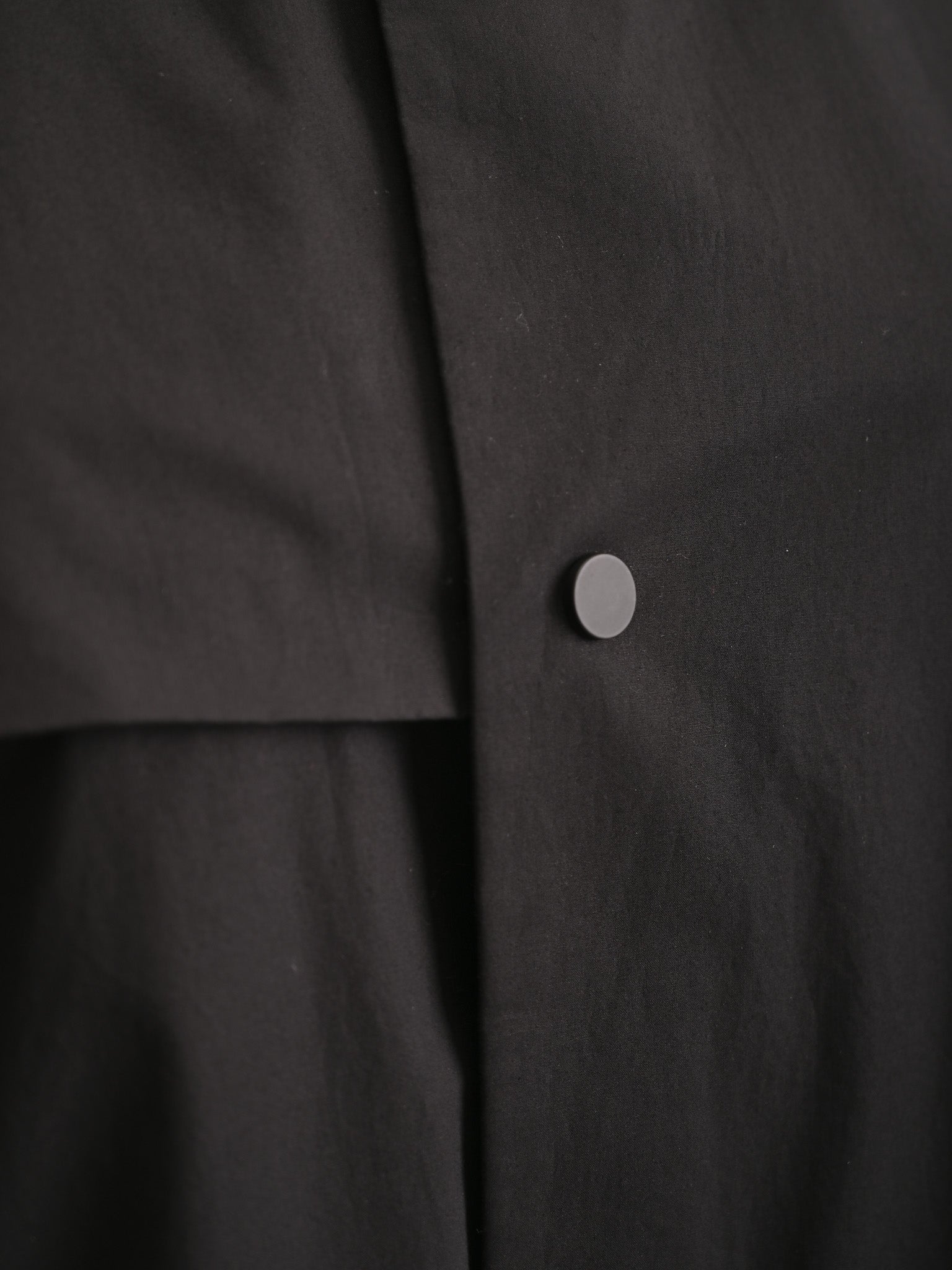 NEW Cos Black Cotton Coat Short Sleeves Size XXL