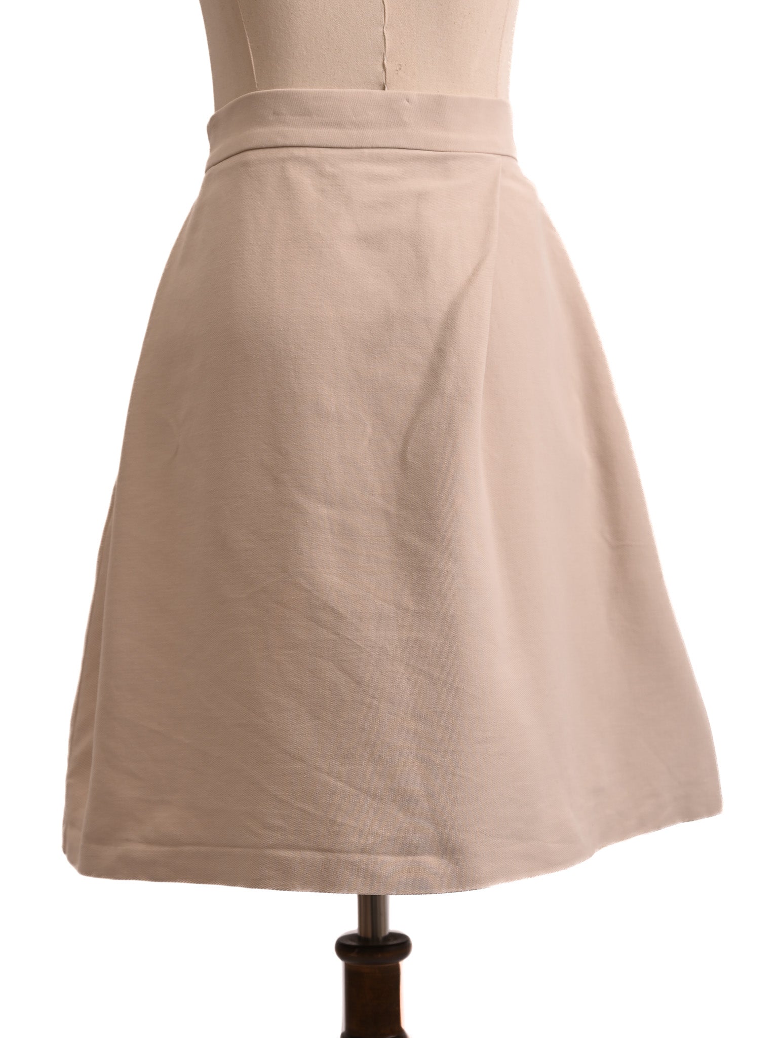 BGN First White Nylon Pleated Skirt Size S Excellent Condition