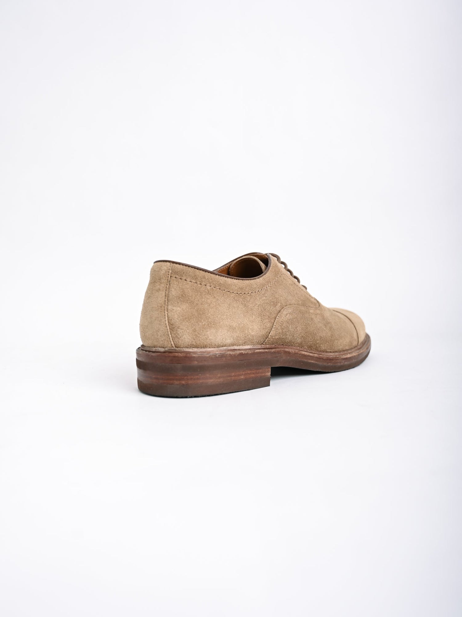 NEW Brunello Cucinelli Orange Leather Oxford Shoes Size 42