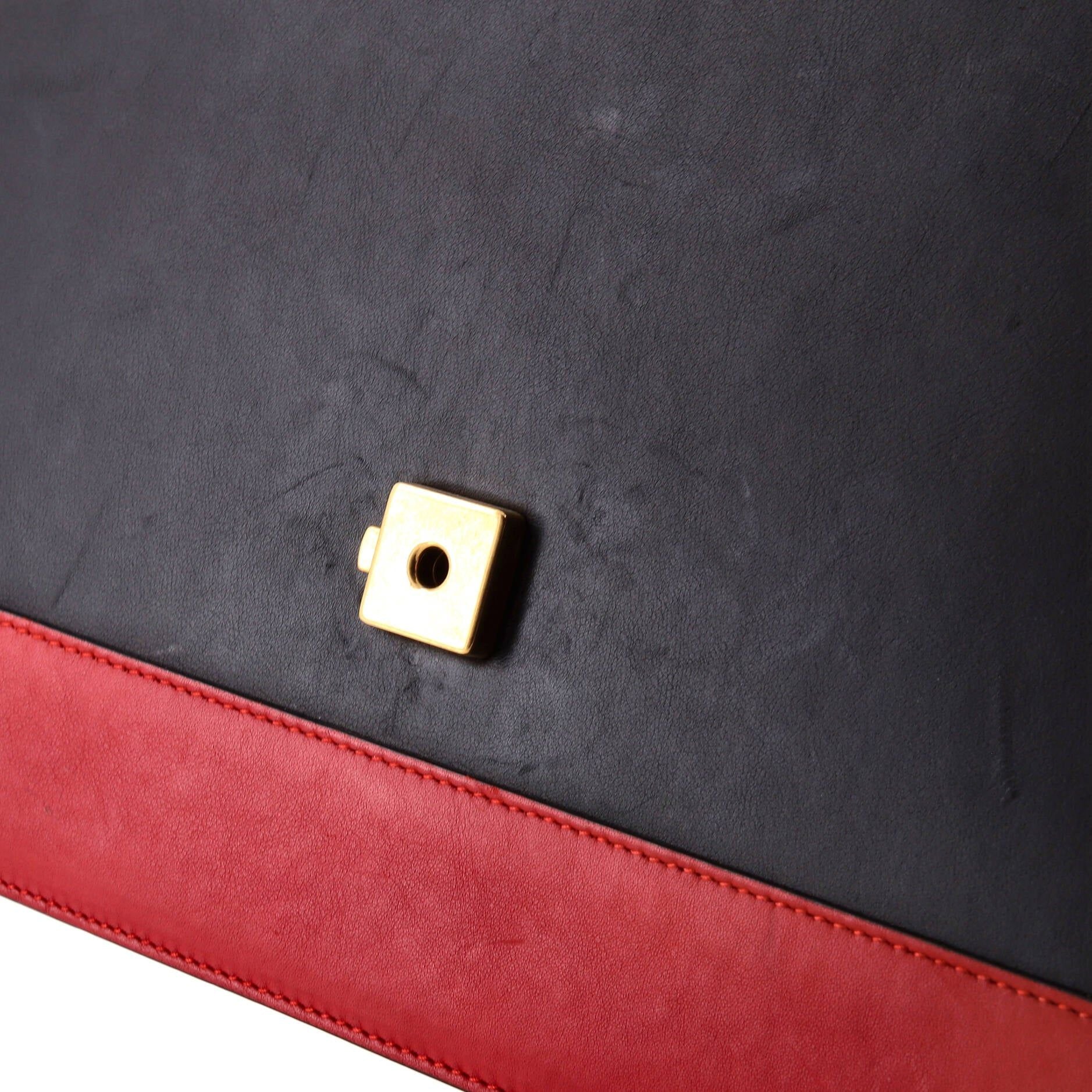 Gucci Dionysus Bamboo Top Handle Bag Colorblock Leather Large