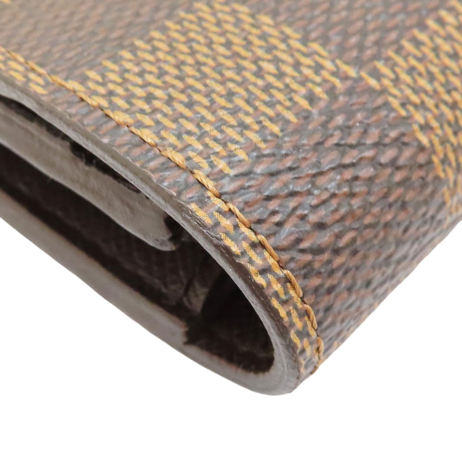 Louis Vuitton Emilie Wallet Damier Ebene Canvas N 63019