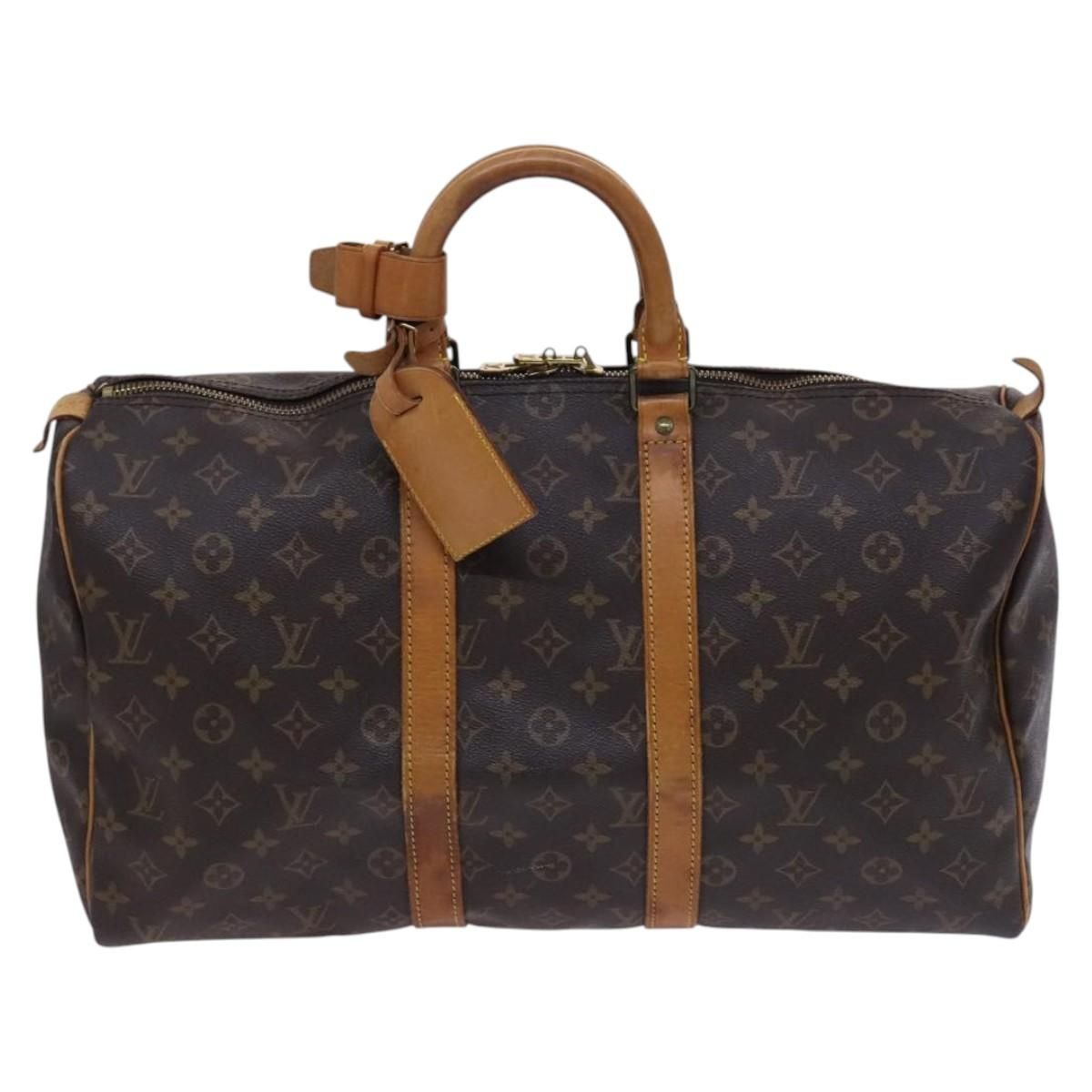 Louis Vuitton Monogram Keepall 45 Boston Bag M 41428 Lv Auth