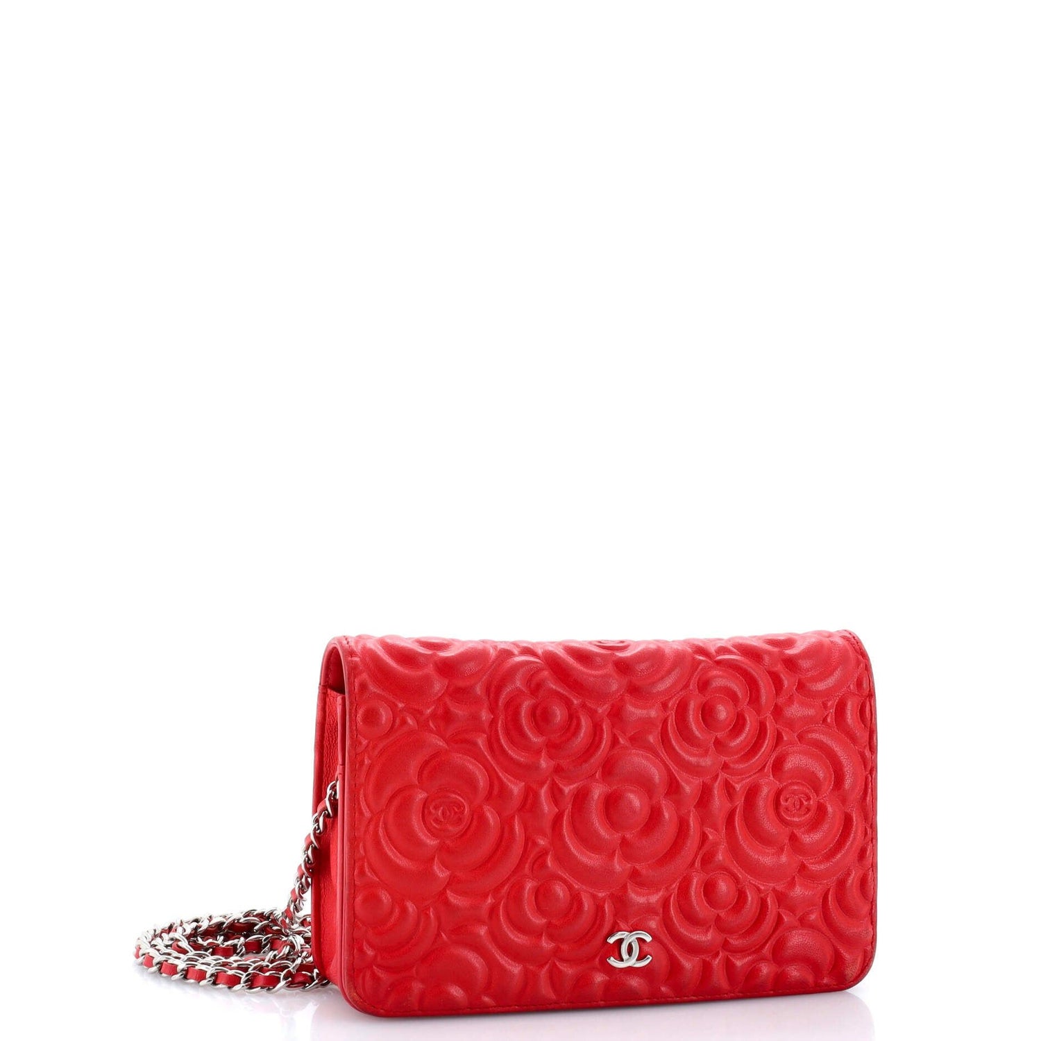 Chanel Wallet On Chain Camellia Lambskin