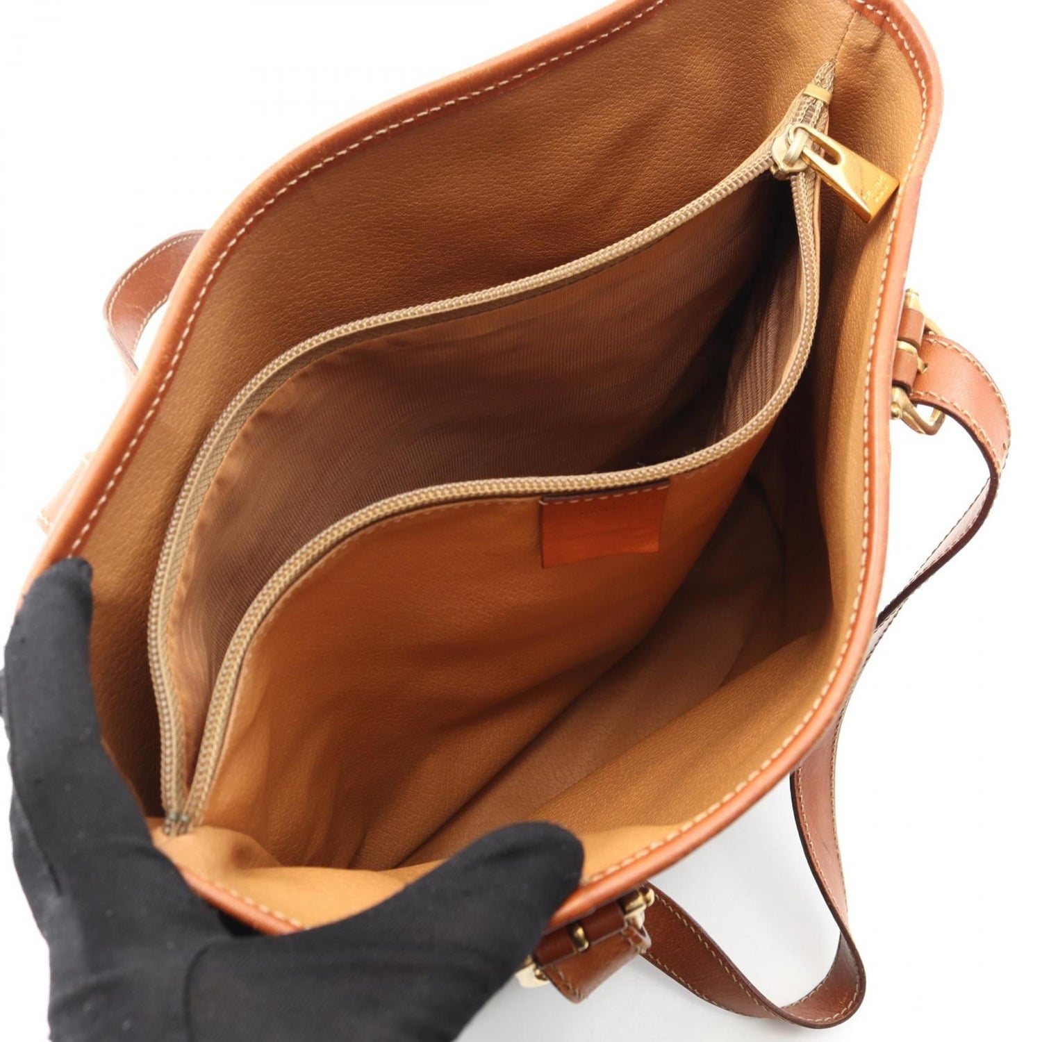 Celine Macadam Tote Bag Brown Pvc Coated Canvas Mc 97/2