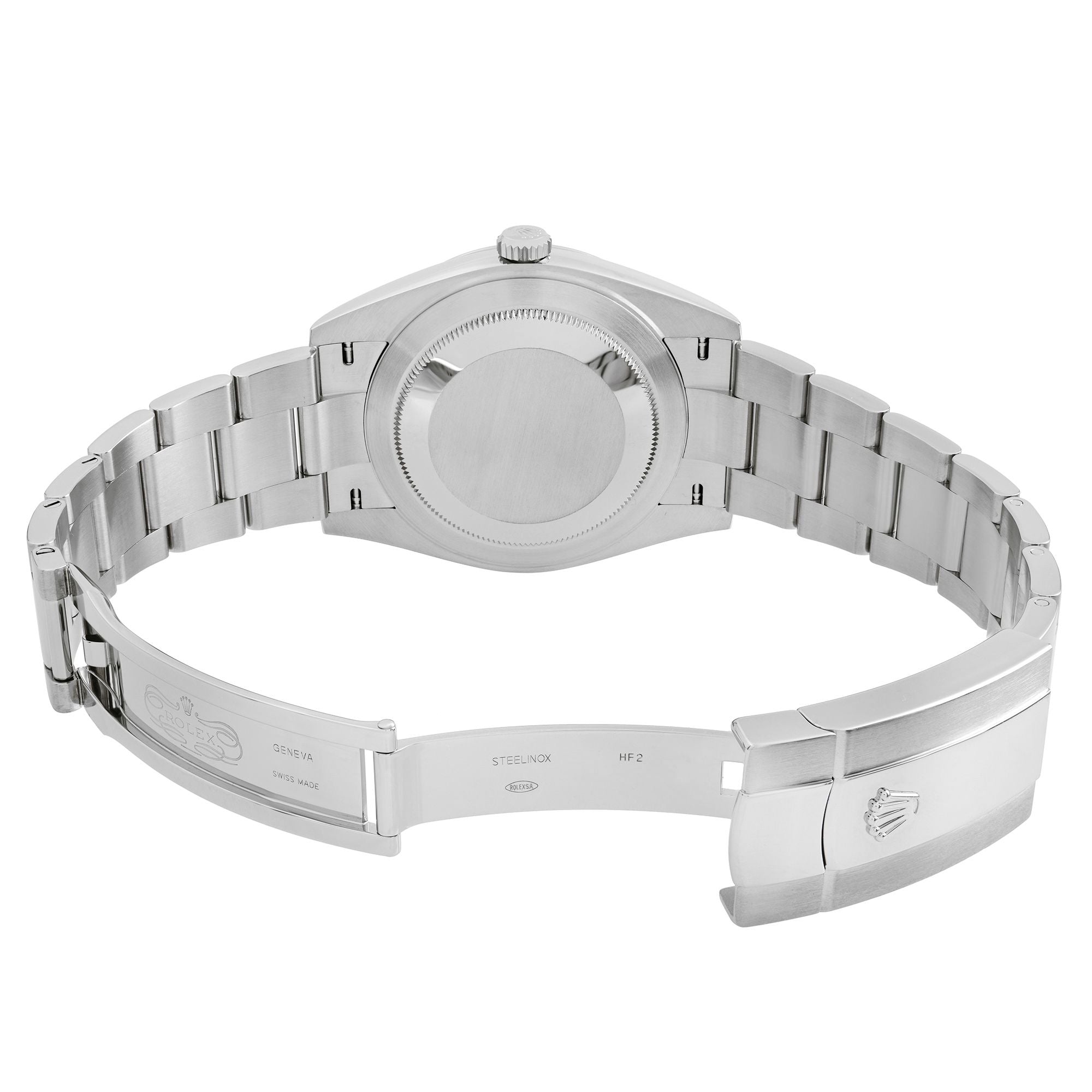 Rolex Datejust 41 Steel White Index Dial Smooth Bezel Automatic Men Watch 126300