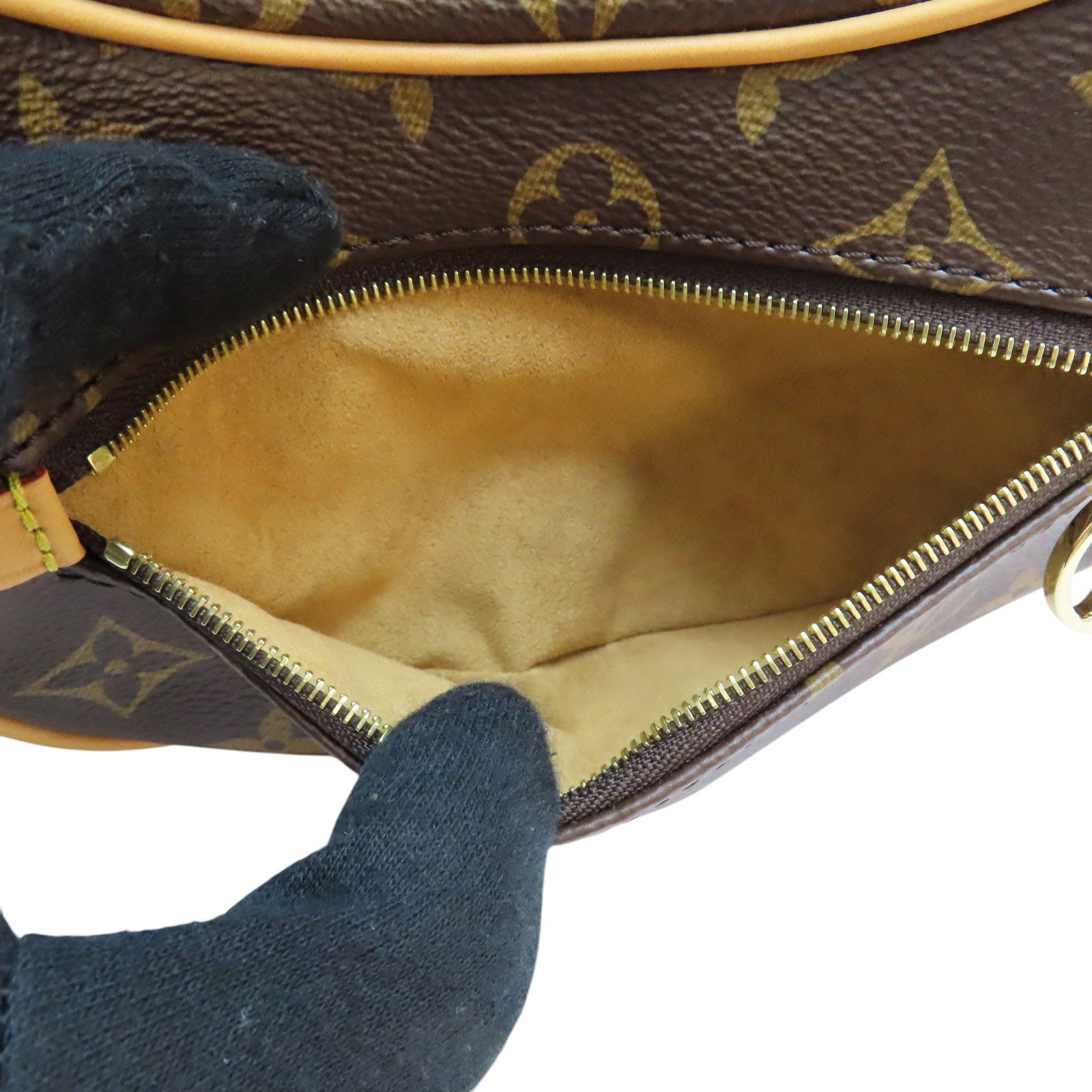 Louis Vuitton Loop Monogram Canvas Brown Shoulder Handbag M 81098