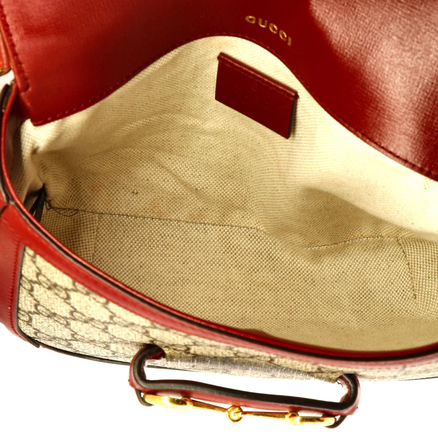 Gucci Horsebit 1955 Shoulder Bag Gg Coated Canvas Mini