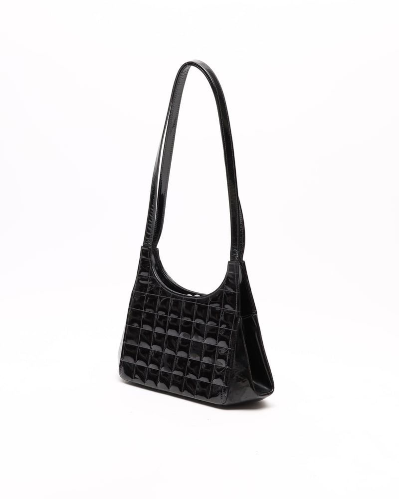 Chanel CC Patent Chocolate Bar Bag