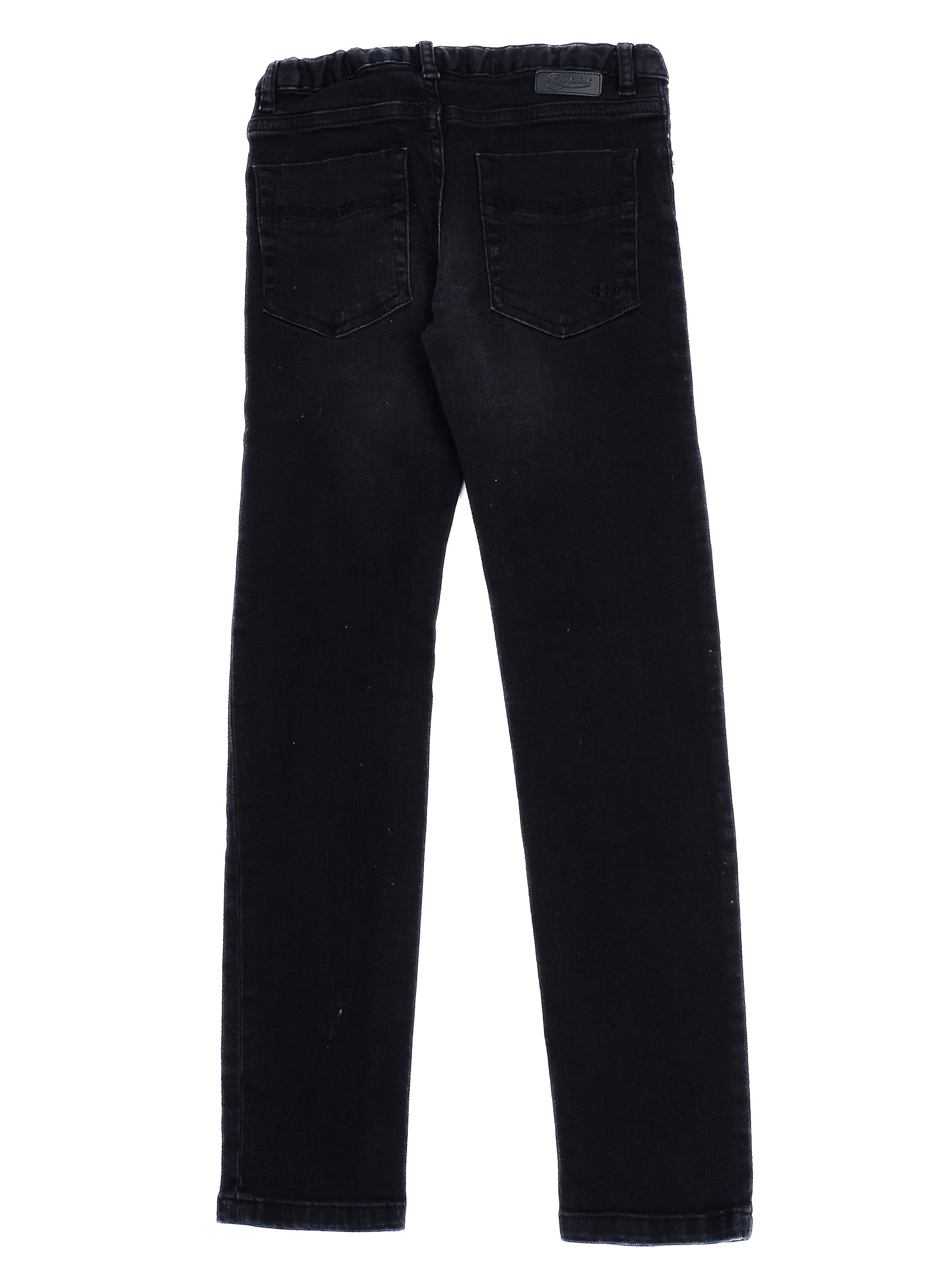 Excellent Bonpoint Black Cotton Jeans for Kids Size 7