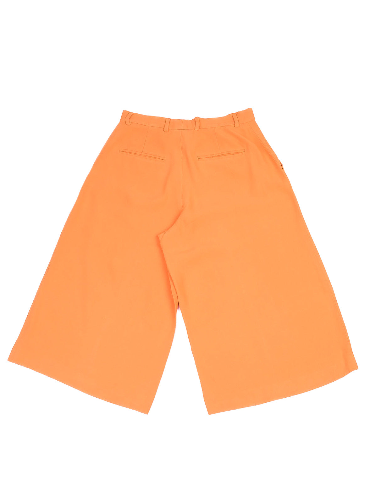 Excellent Red Valentino Orange Viscose Culottes Size S