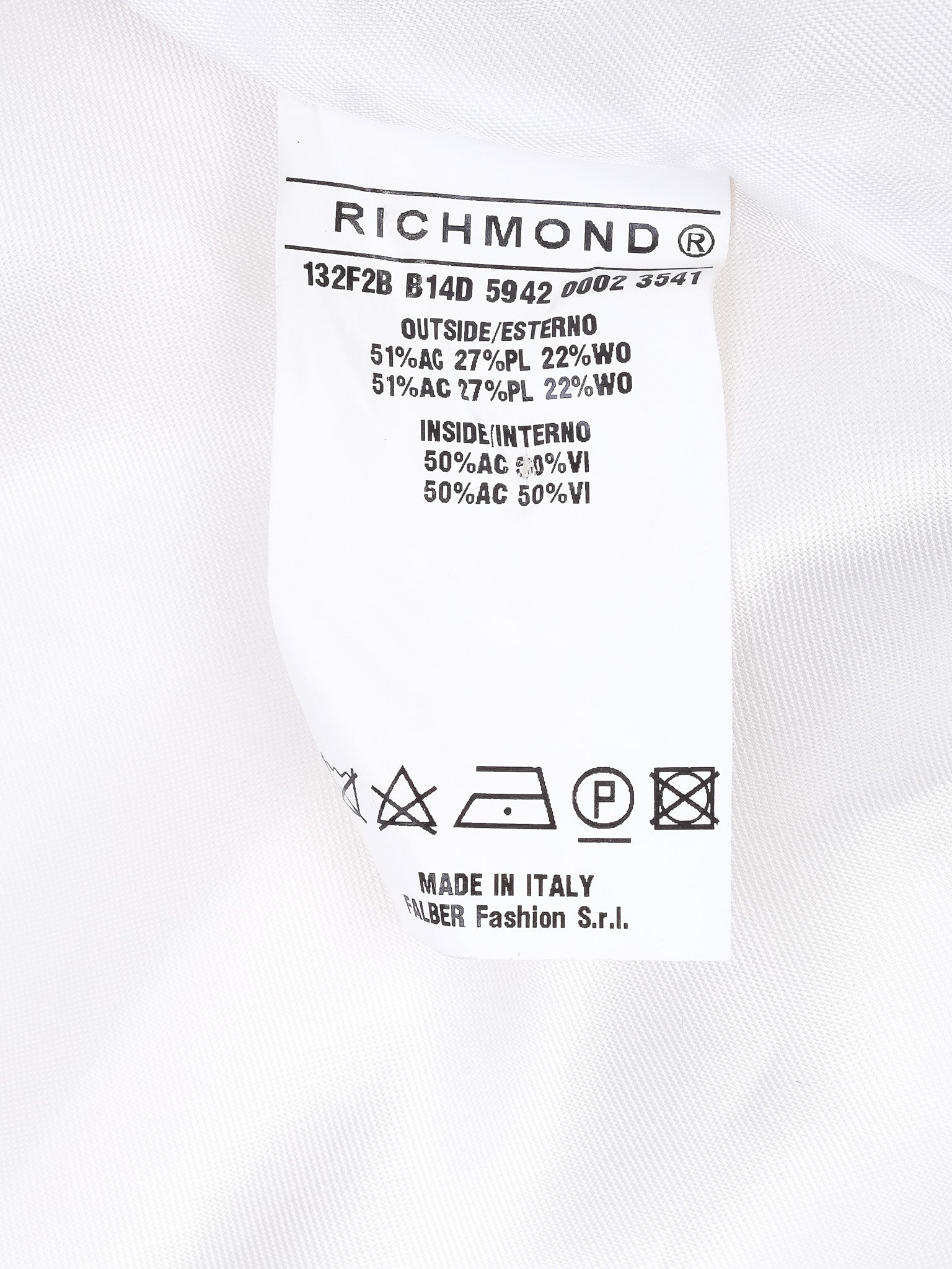 Excellent Richmond White Wool Coat for Kids, Size 8