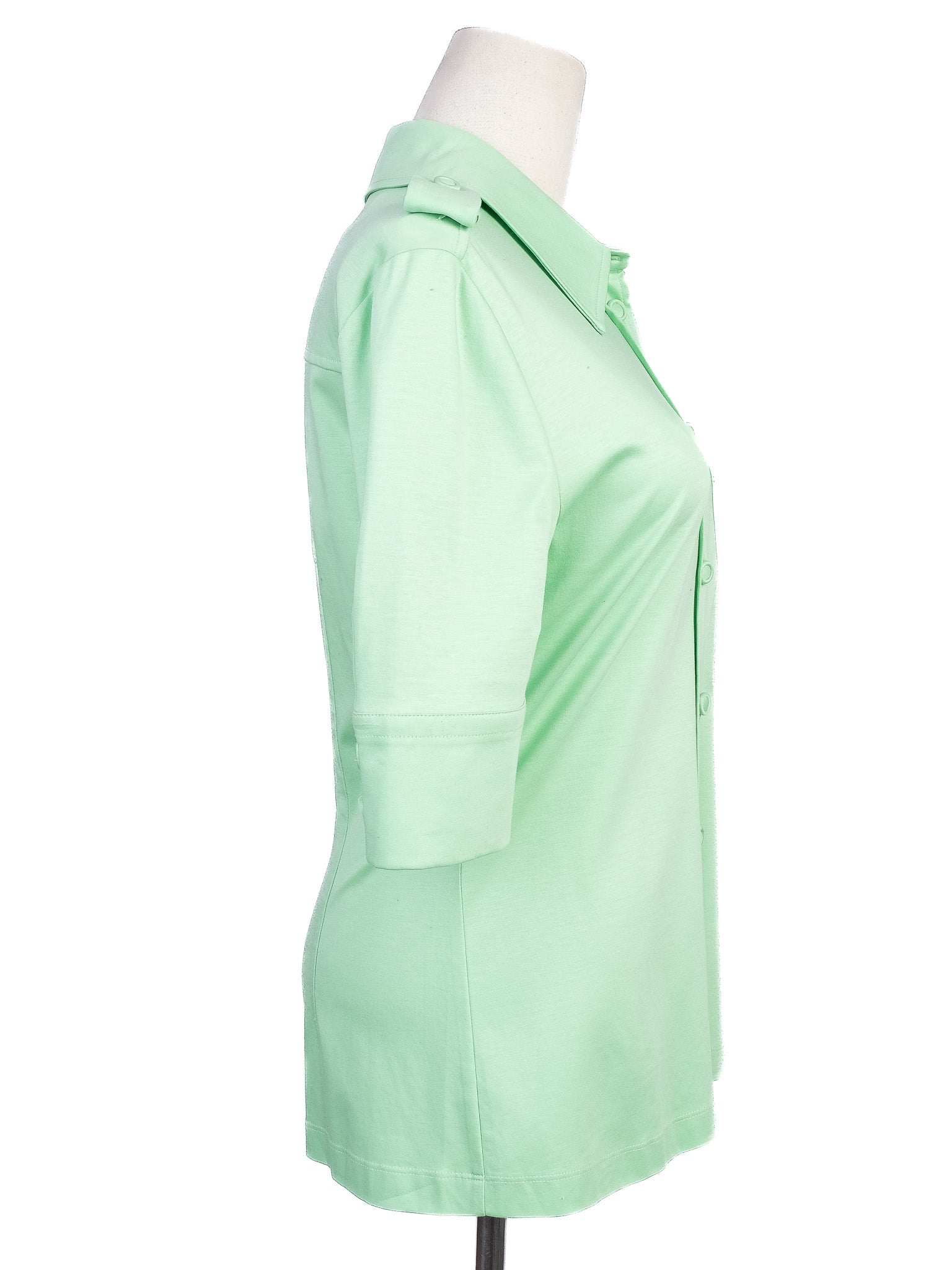 Excellent Sportmax Green Button-Up Shirt Size M Women&