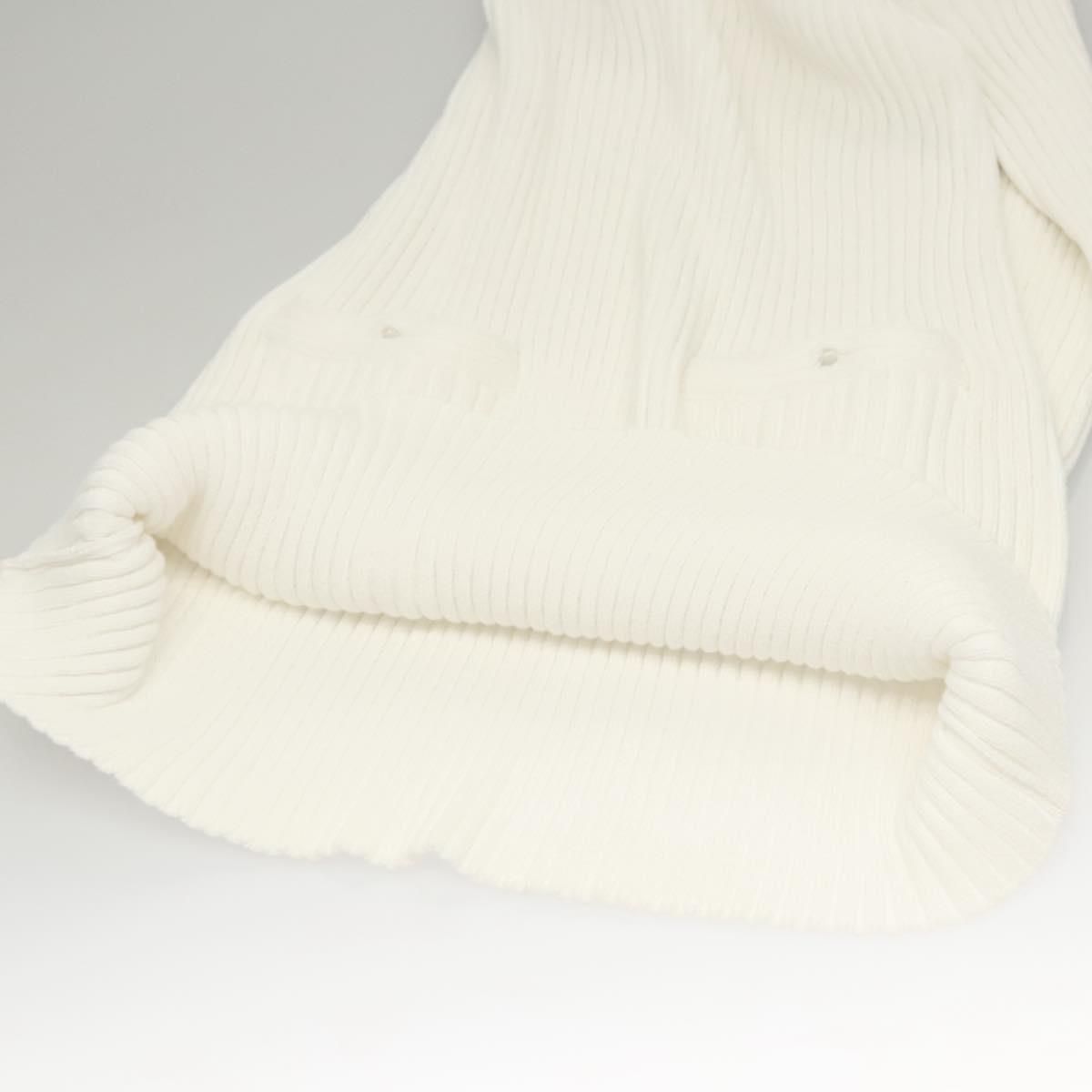 Chanel One Piece Knitted Fabrics White Cc Auth