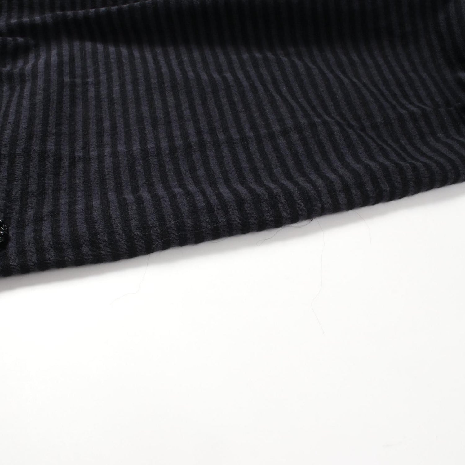 Chanel Black Gray Dress Rayon P 41415k 03035