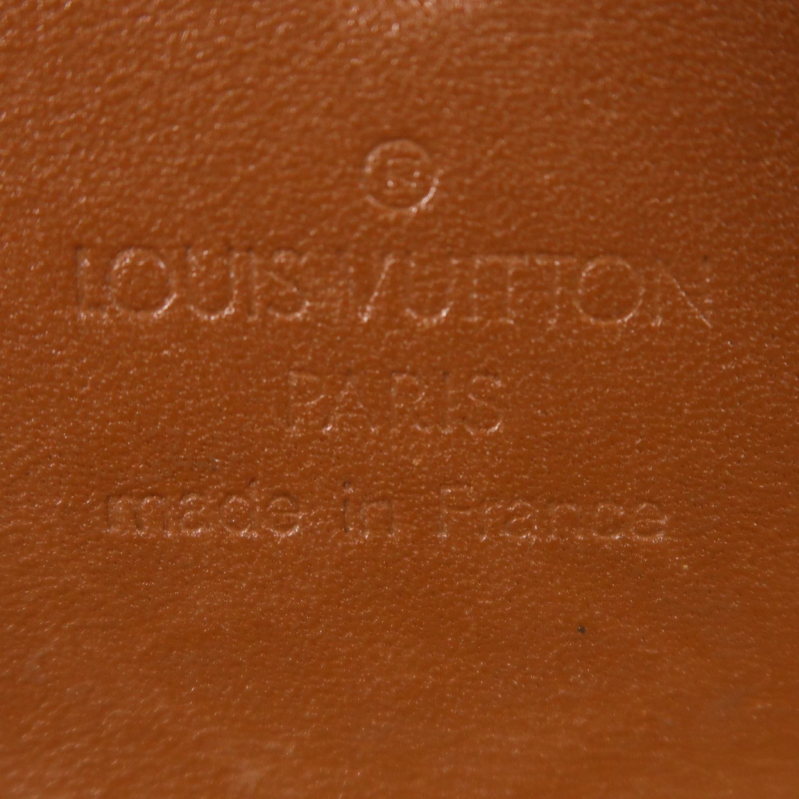 Louis Vuitton Vernis Long Wallet ____ Color Brown Double Sided Long Wallet M 65107