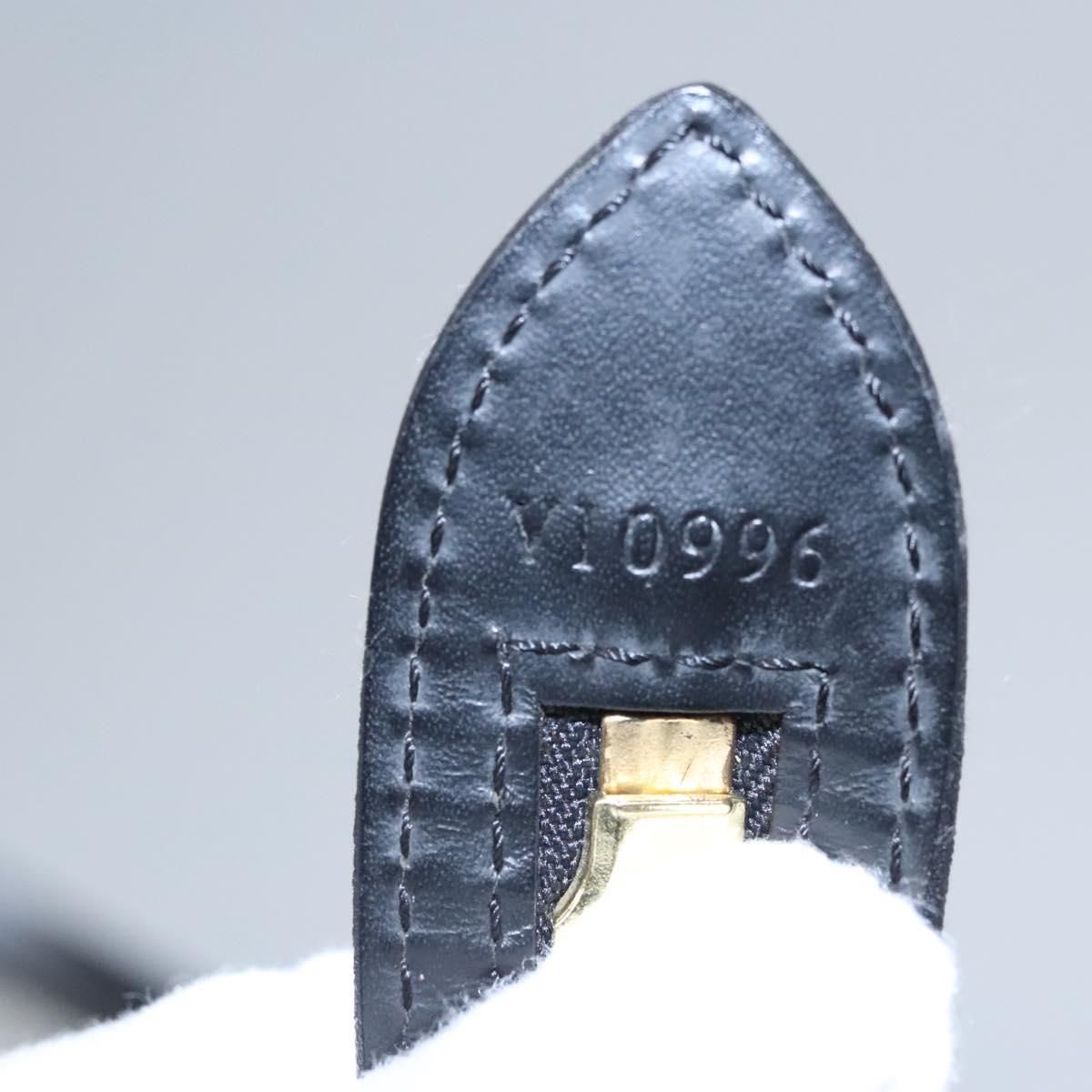 Louis Vuitton Epi Saint Jacques Powanie Long Bag Black M 52332 Lv Auth