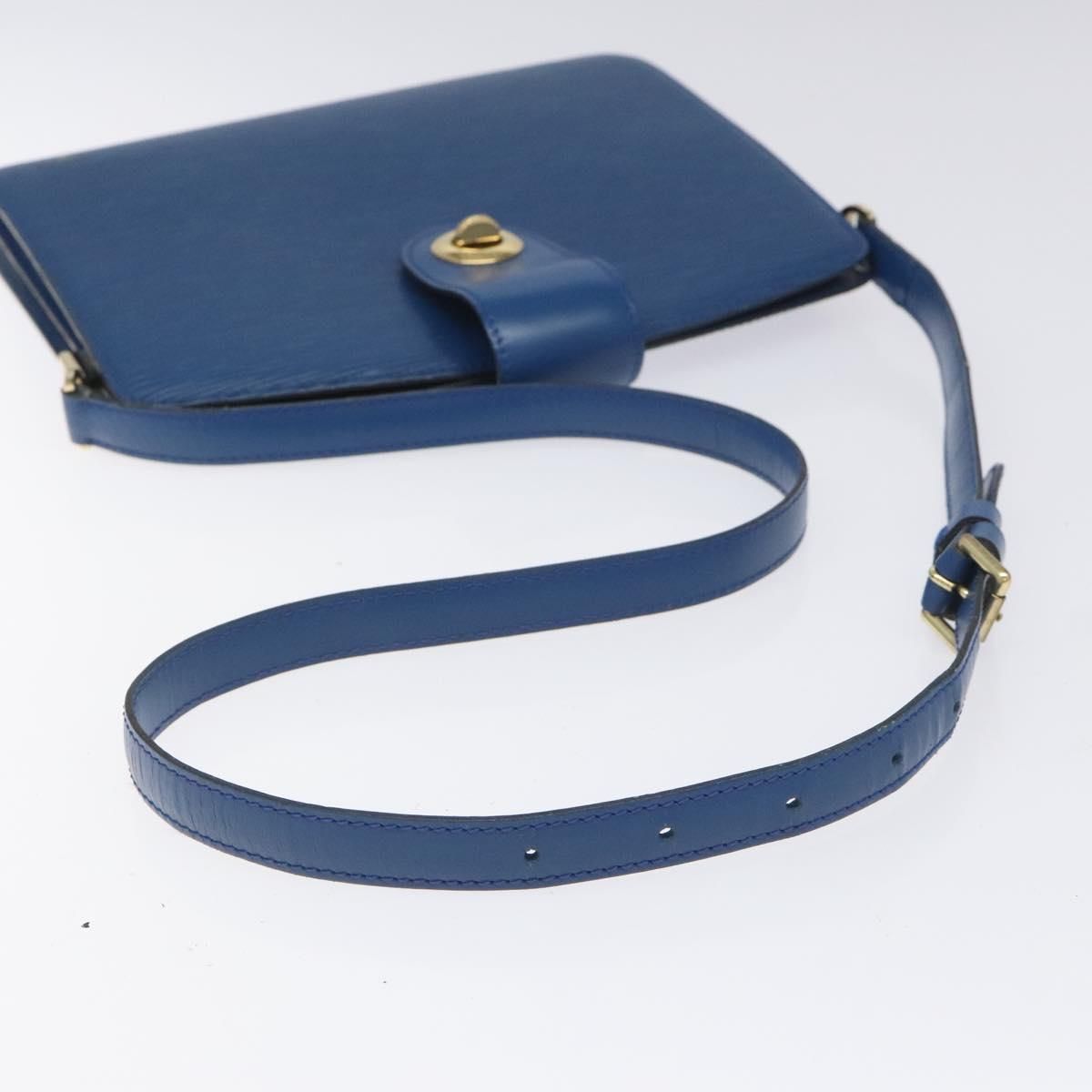 Louis Vuitton Epi Capuchin Shoulder Bag Blue M 52345 Lv Auth
