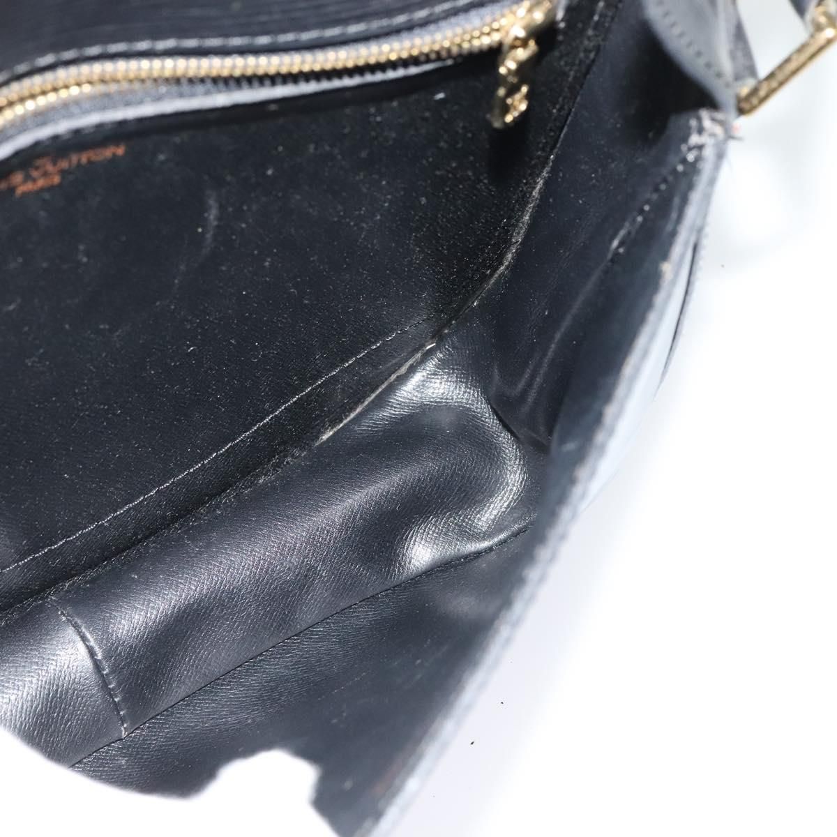 Louis Vuitton Epi Saint Cloud Gm Shoulder Bag Black Noir M 52192 Lv Auth