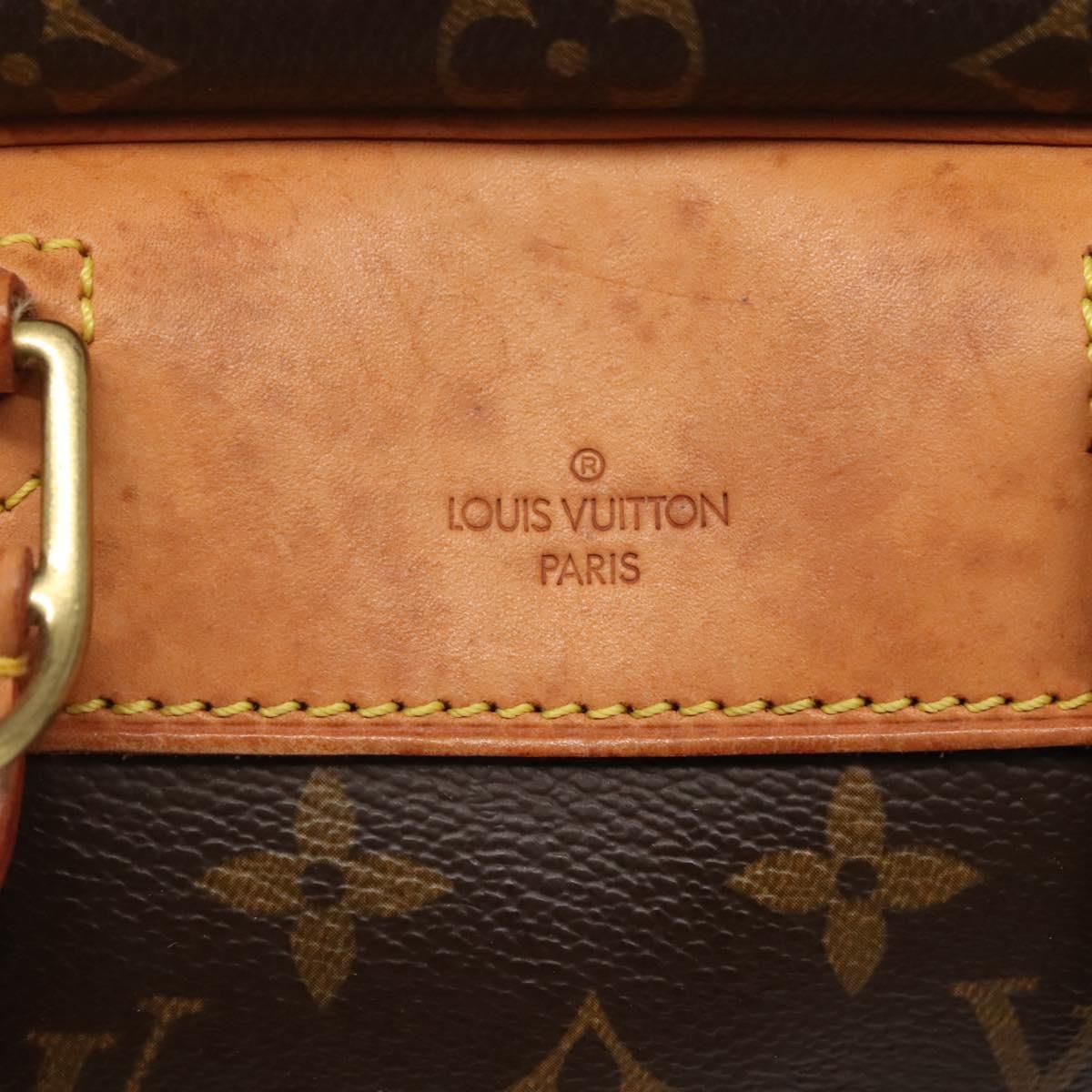 Louis Vuitton Monogram Deauville Hand Bag M 47270 Lv Auth