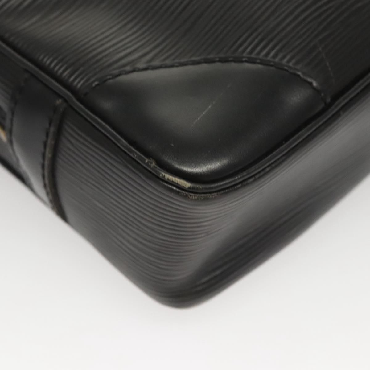 Louis Vuitton Epi Porte Documents Voyage Business Bag Black M 54472 Auth