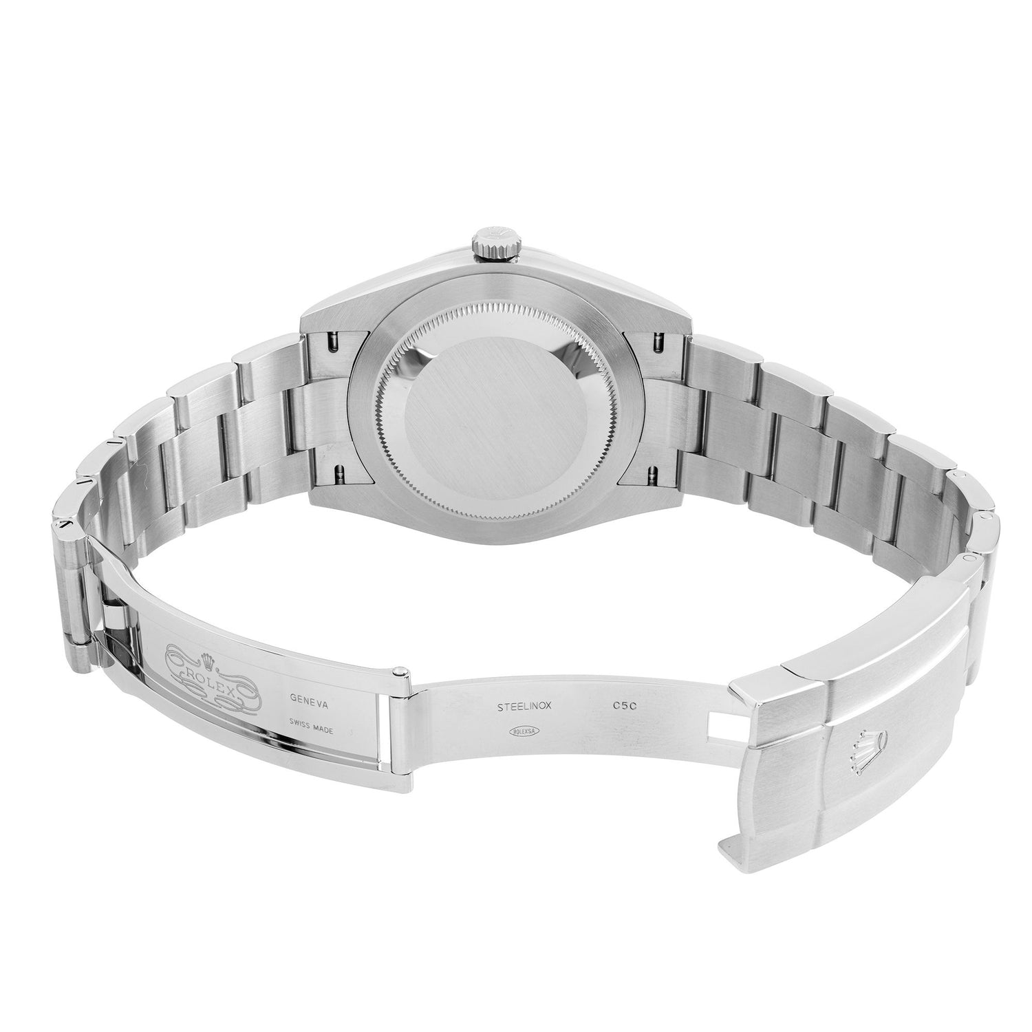 Rolex Oyster Perpetual 36mm Steel Black Dial Automatic Mens Watch 126000