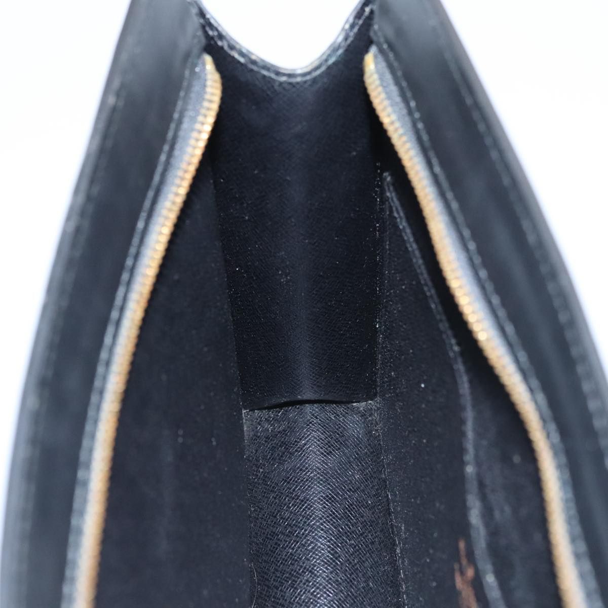 Louis Vuitton Epi Pochette Homme Clutch Bag Black Noir M 52522 Lv Auth