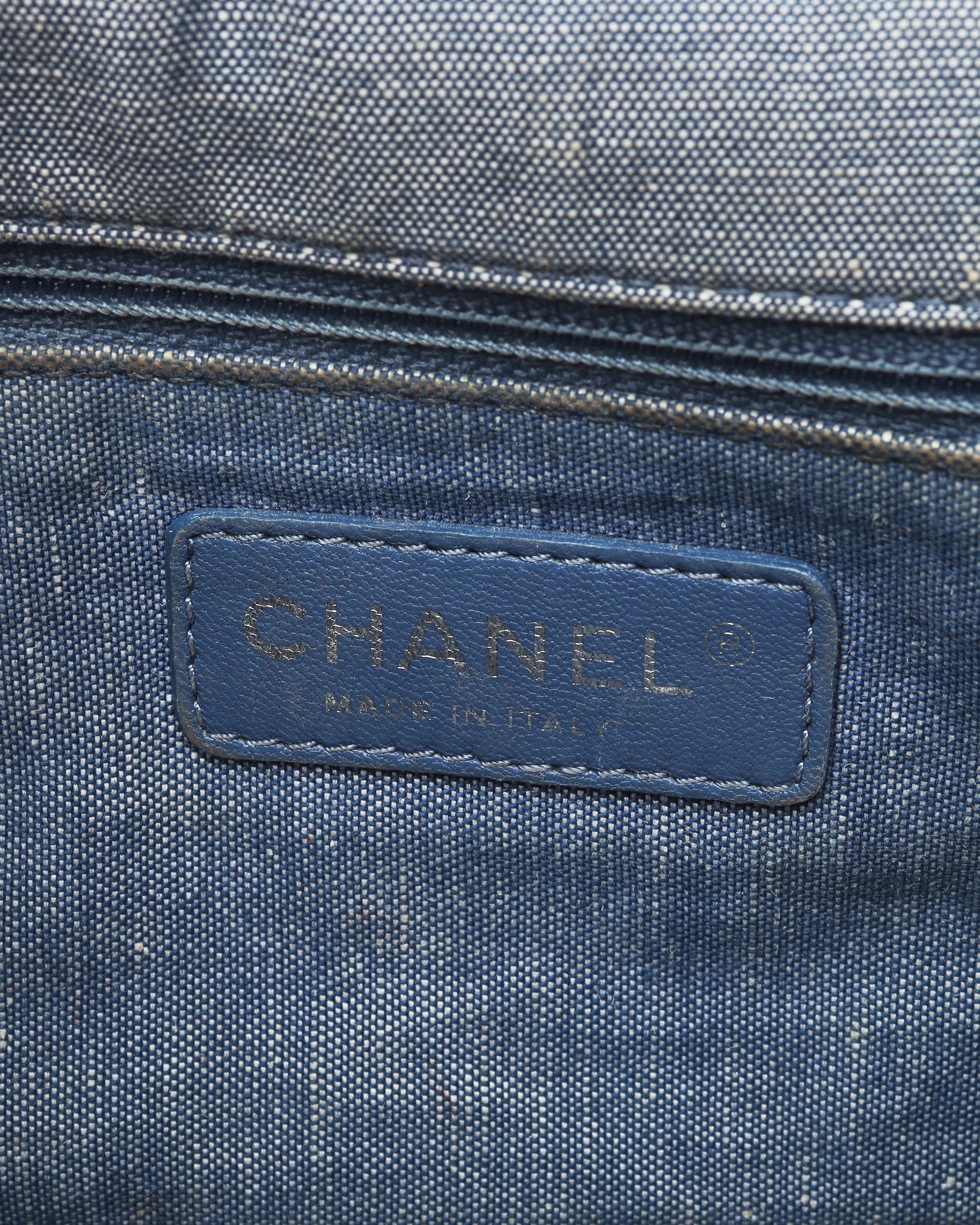 Chanel Small Classic Denim Medallion Flap Bag