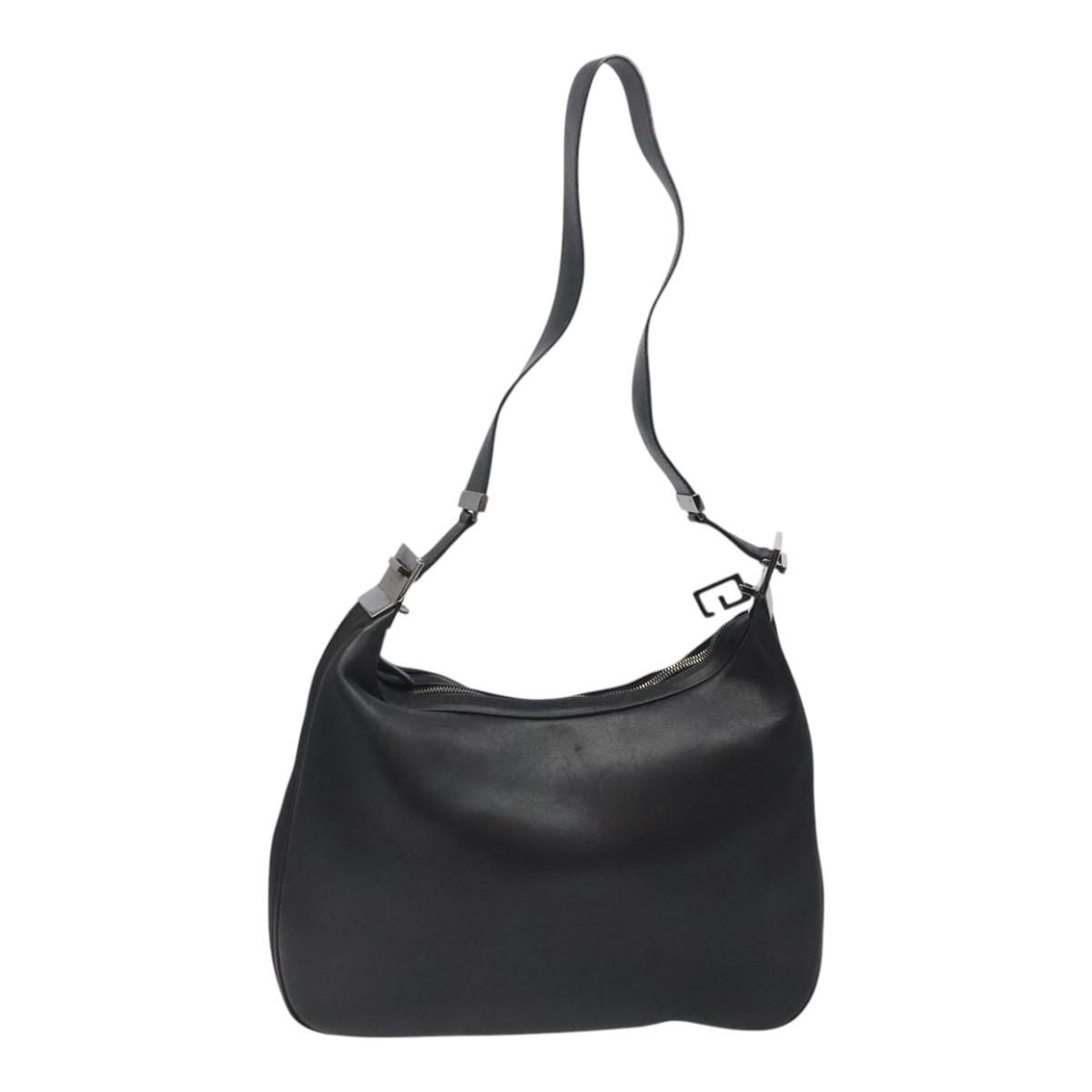 Gucci Black Leather Shoulder Bag
