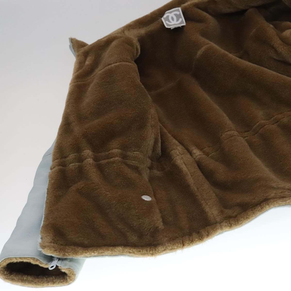 Chanel Sports Outer Nylon Light Blue Cc Auth